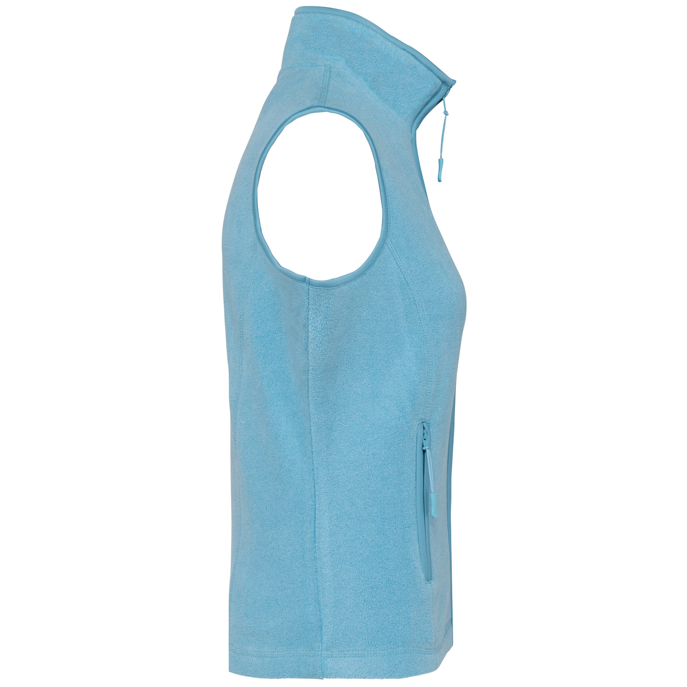 Bodywarmer van microfleece dames