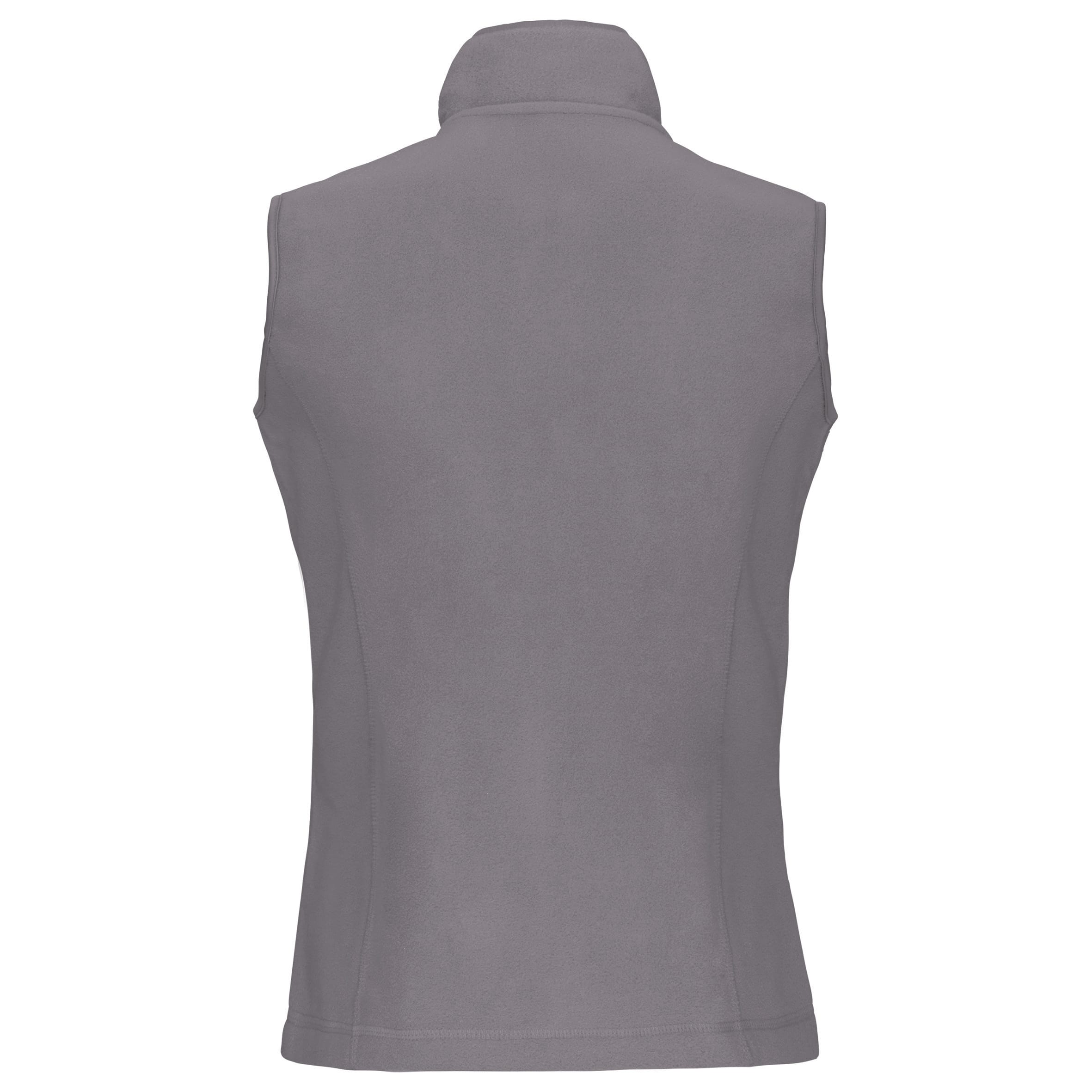 Bodywarmer van microfleece dames