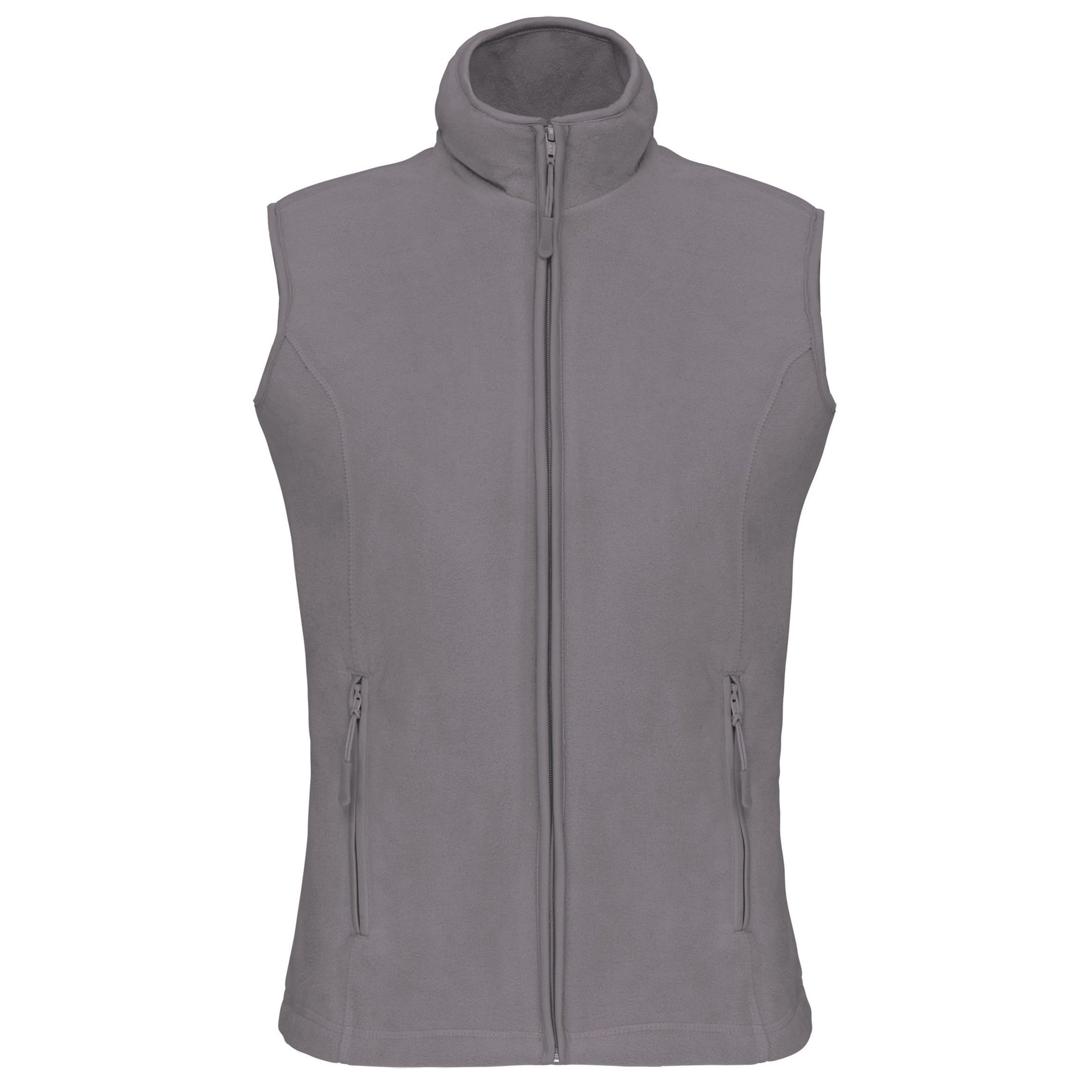 Bodywarmer van microfleece dames