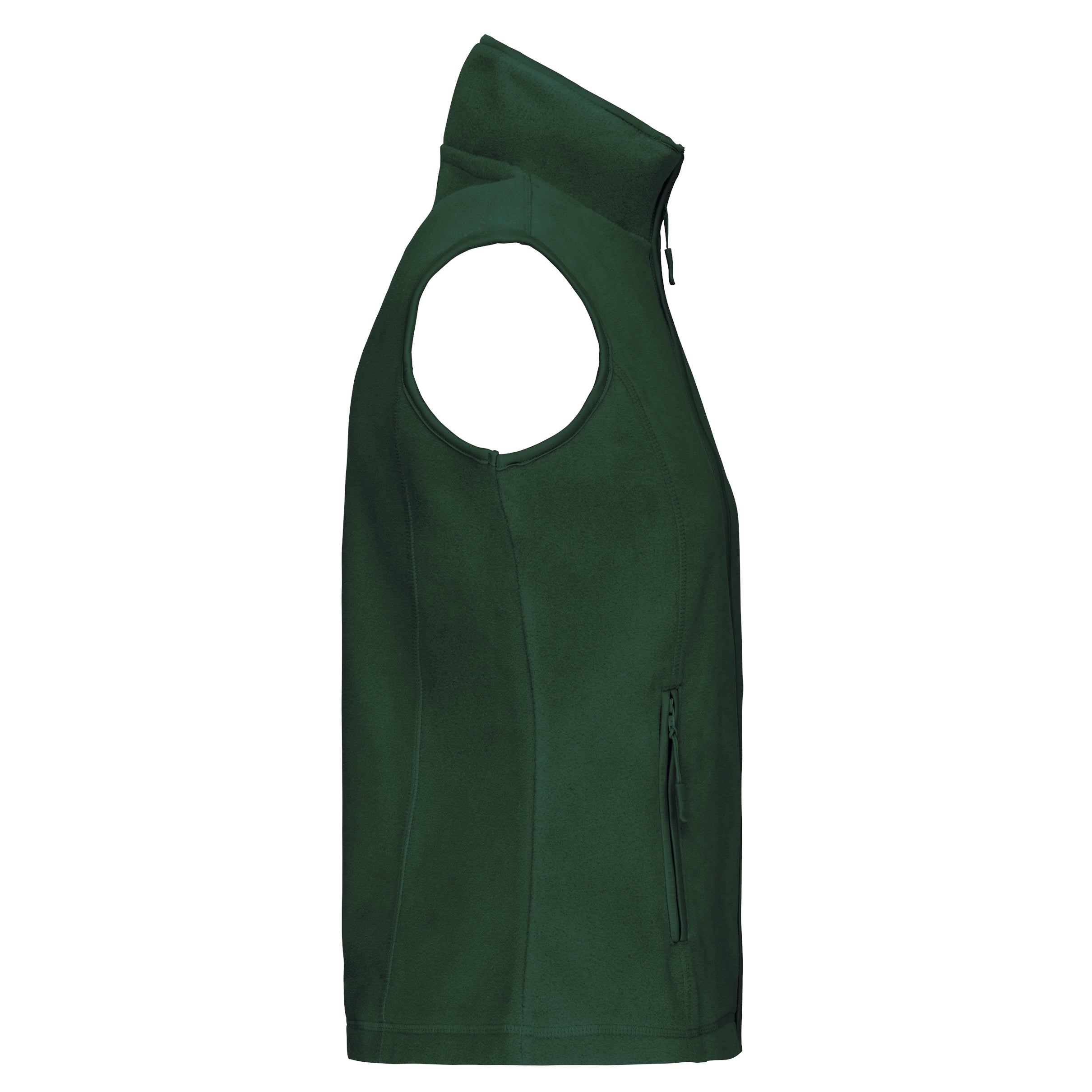 Bodywarmer van microfleece dames
