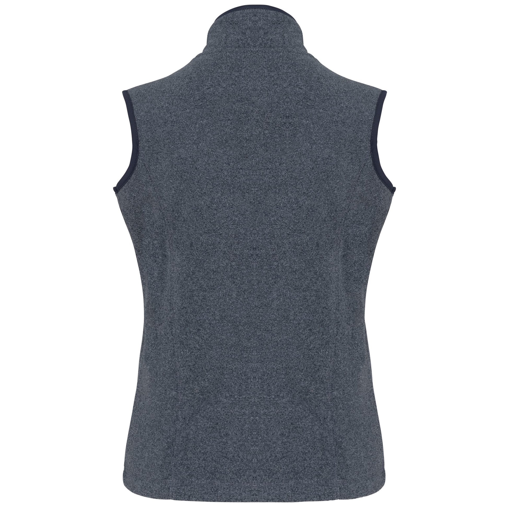 Bodywarmer van microfleece dames