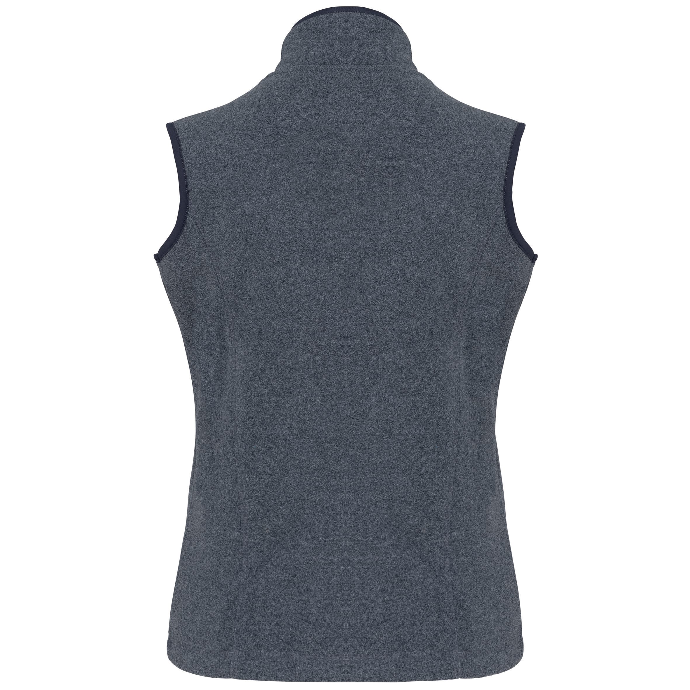 Bodywarmer van microfleece dames