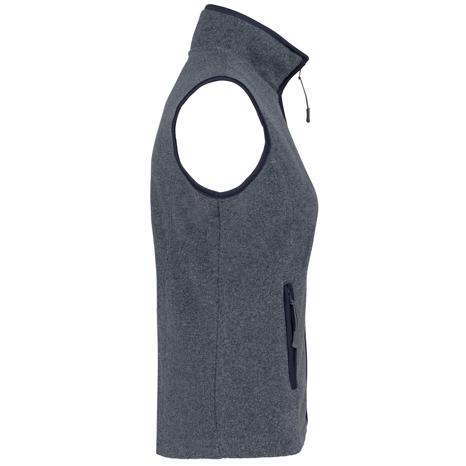 Bodywarmer van microfleece dames