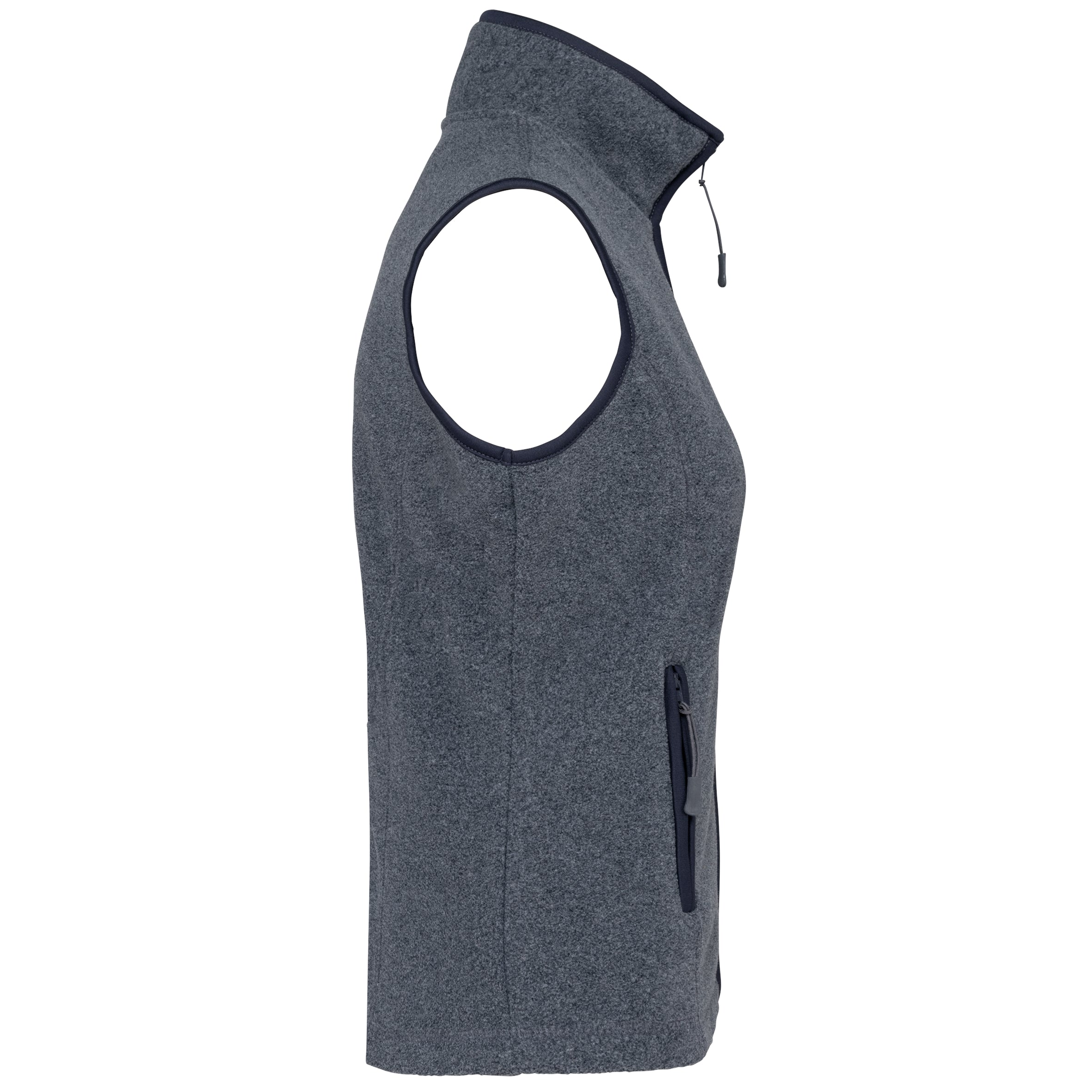 Bodywarmer van microfleece dames