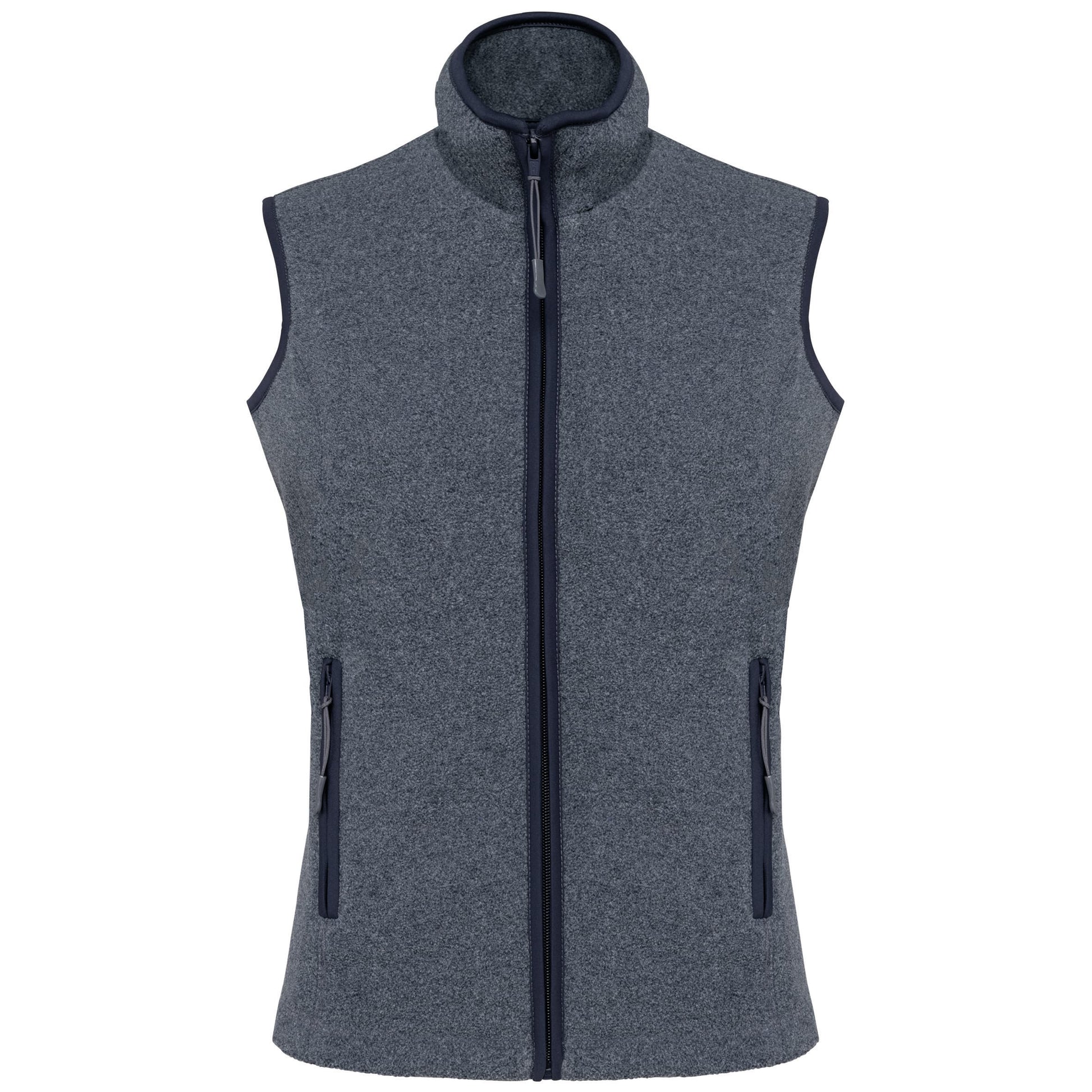 Bodywarmer van microfleece dames