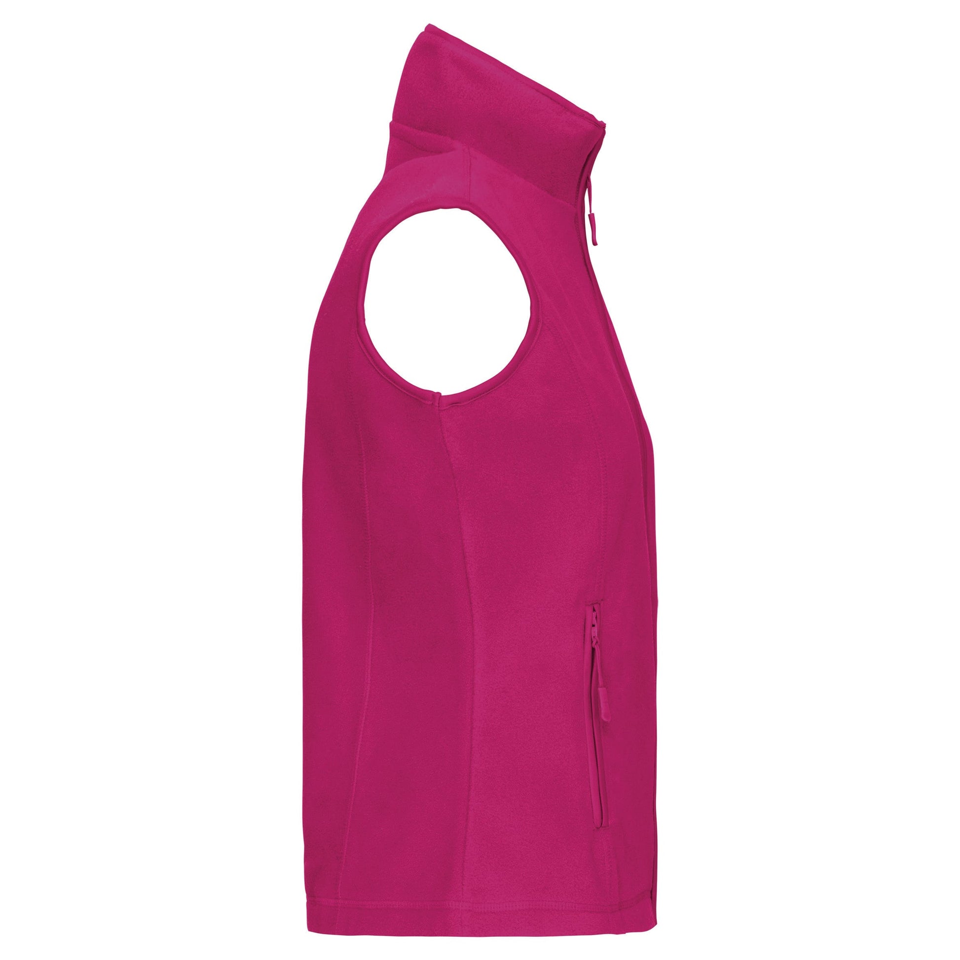 Bodywarmer van microfleece dames