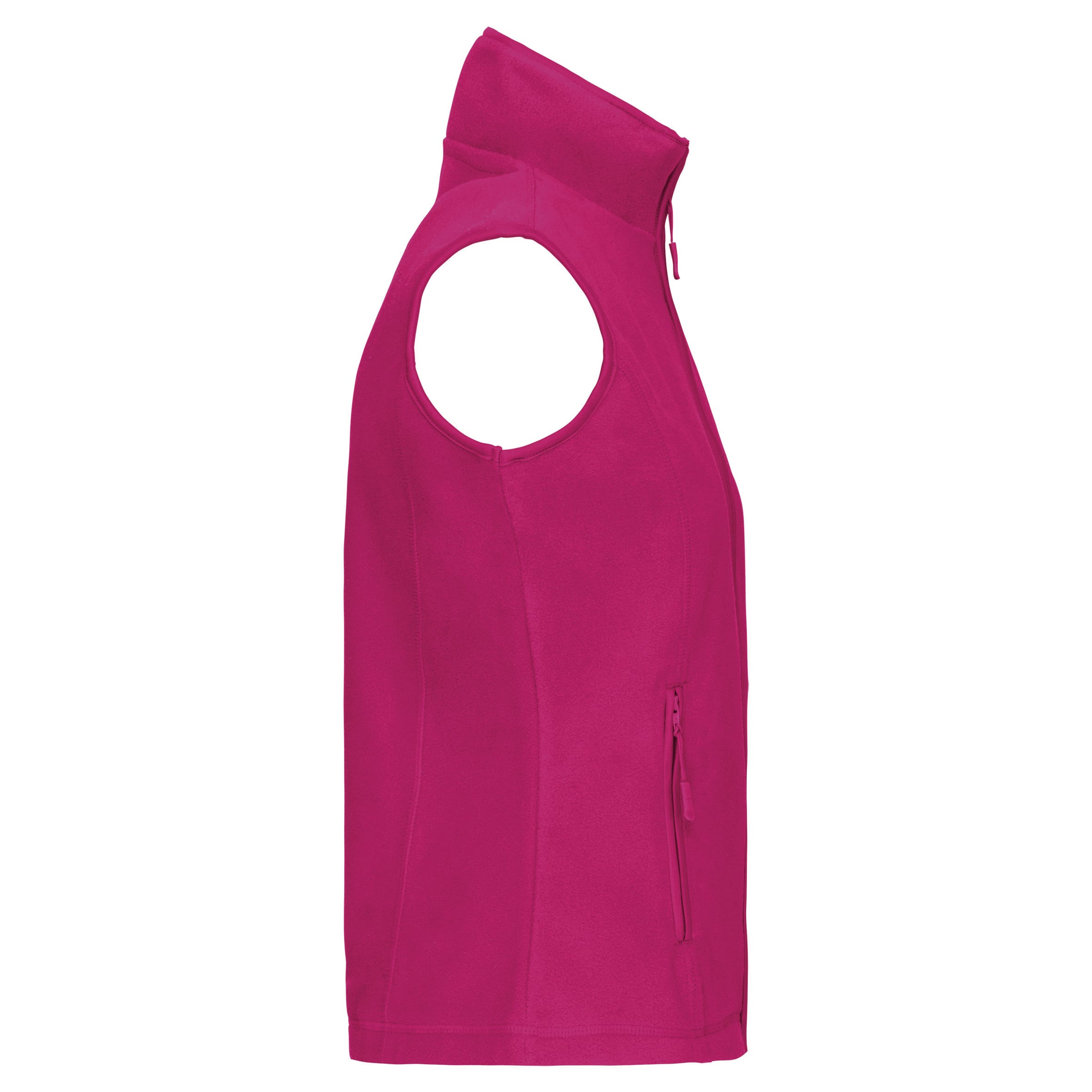 Bodywarmer van microfleece dames