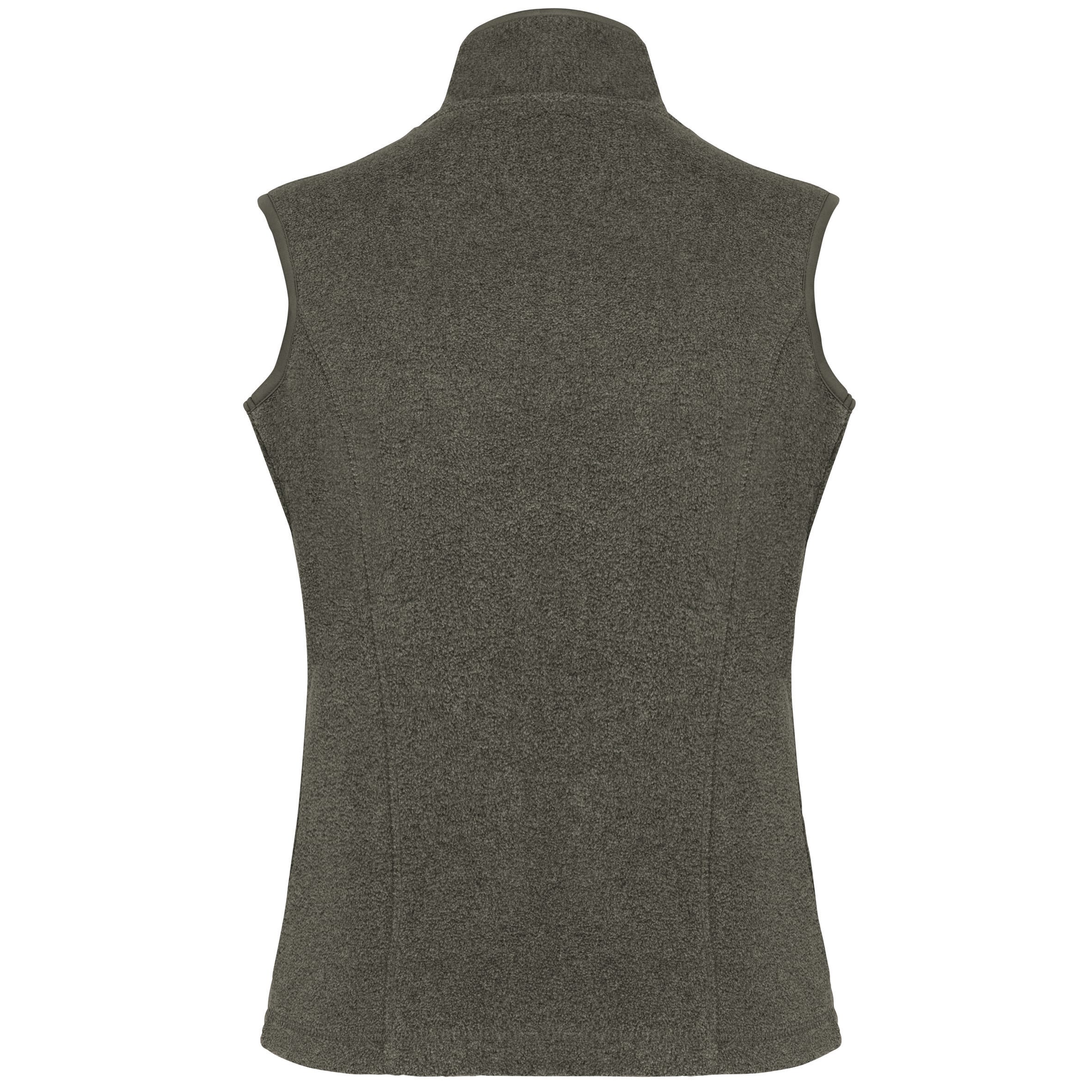 Bodywarmer van microfleece dames
