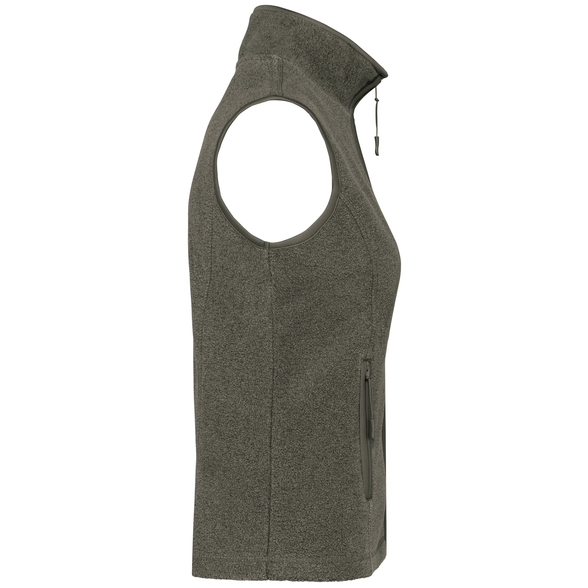 Bodywarmer van microfleece dames