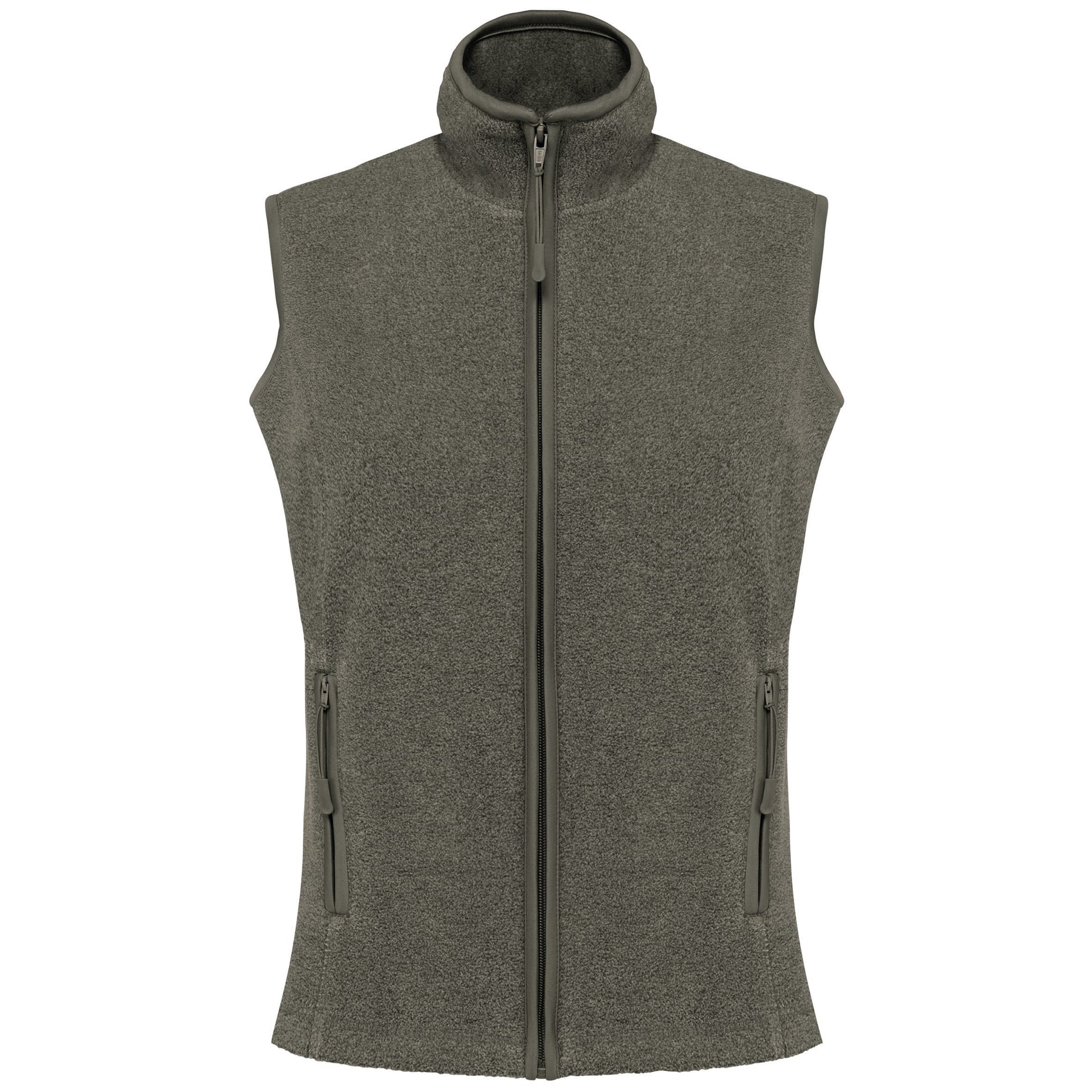 Bodywarmer van microfleece dames