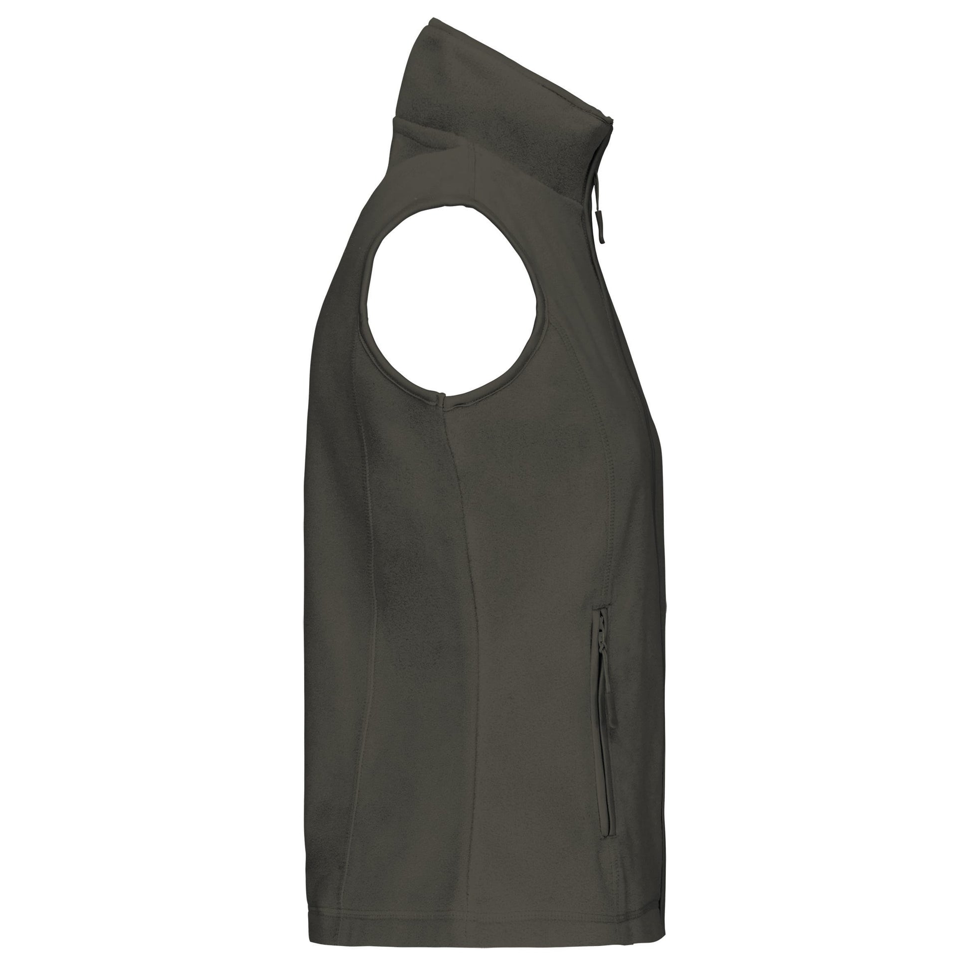 Bodywarmer van microfleece dames