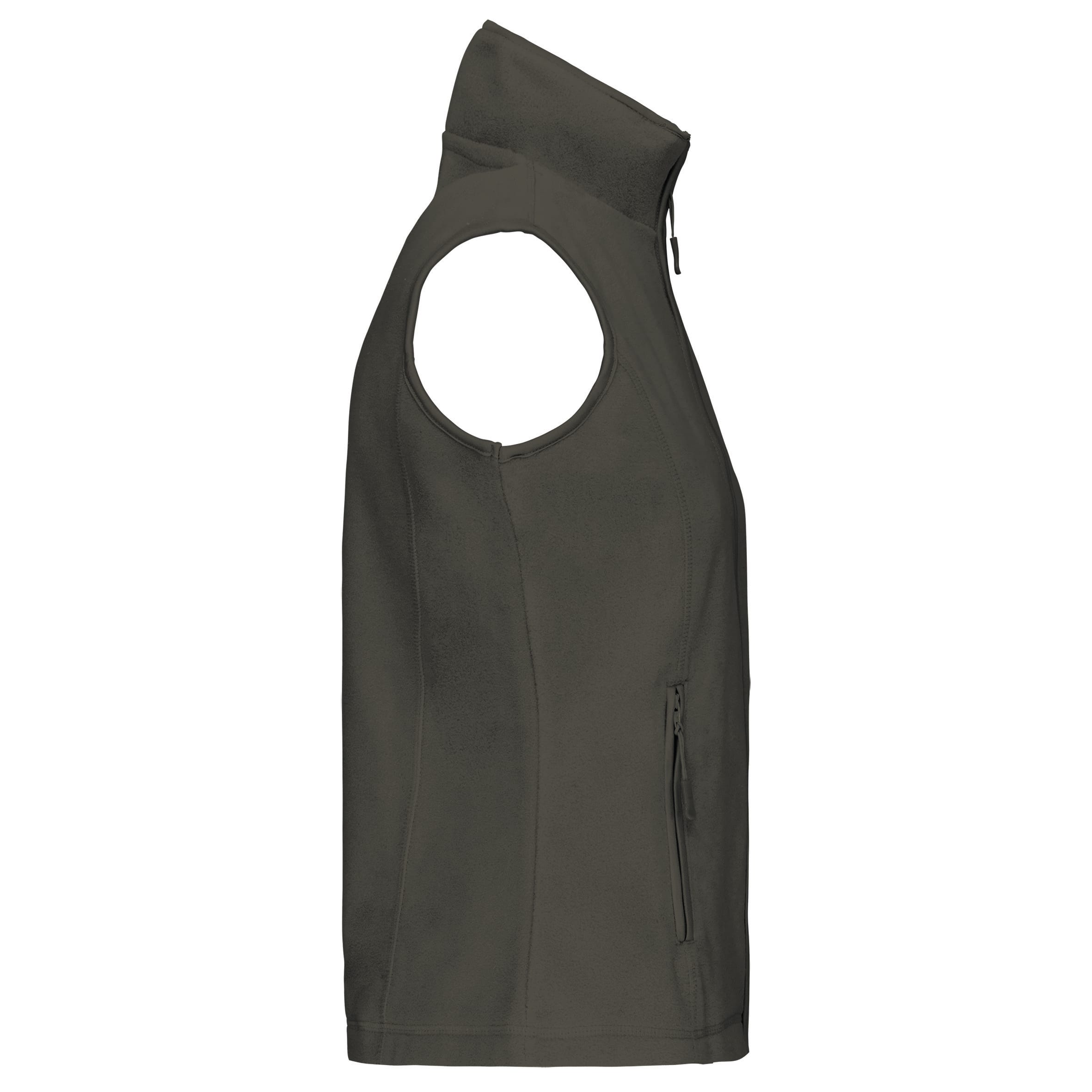 Bodywarmer van microfleece dames