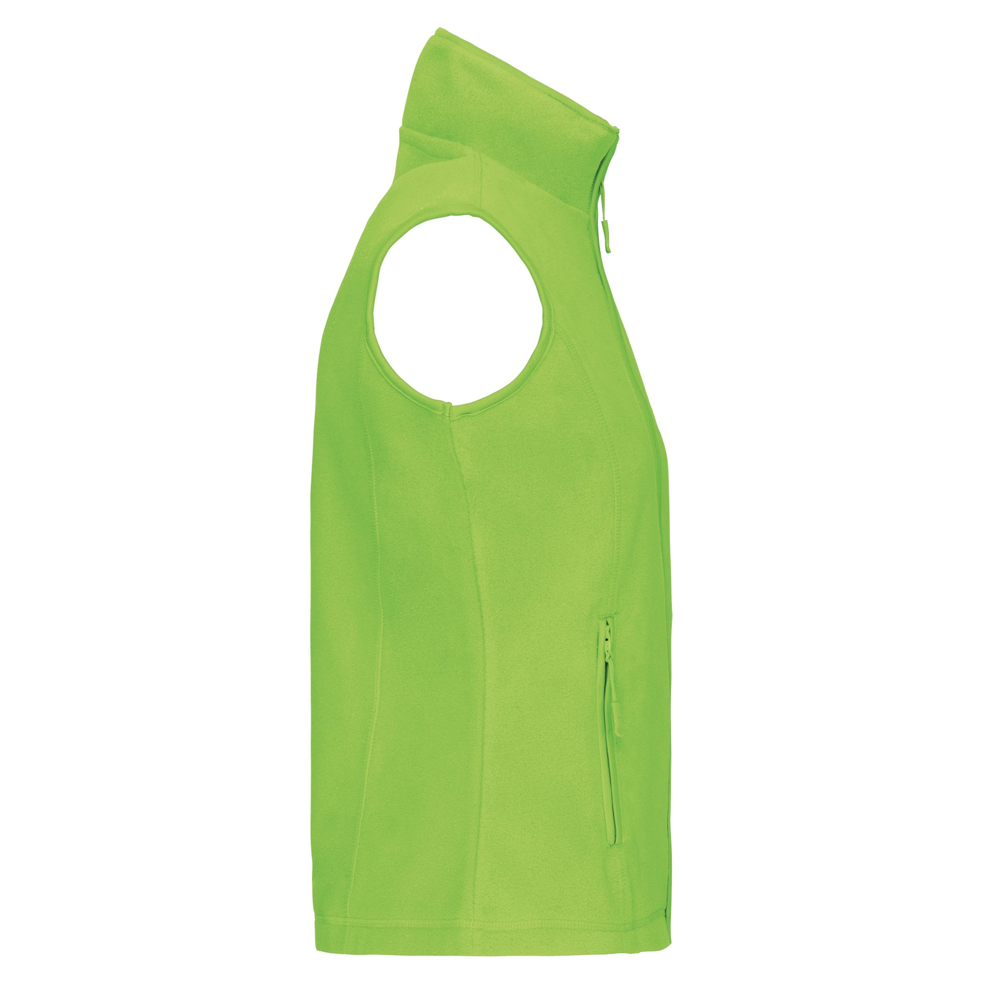 Bodywarmer van microfleece dames