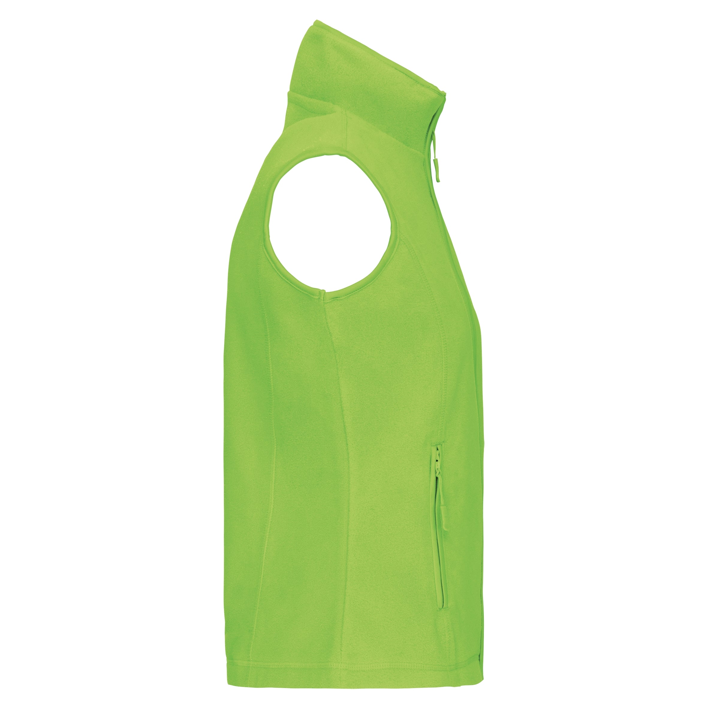 Bodywarmer van microfleece dames