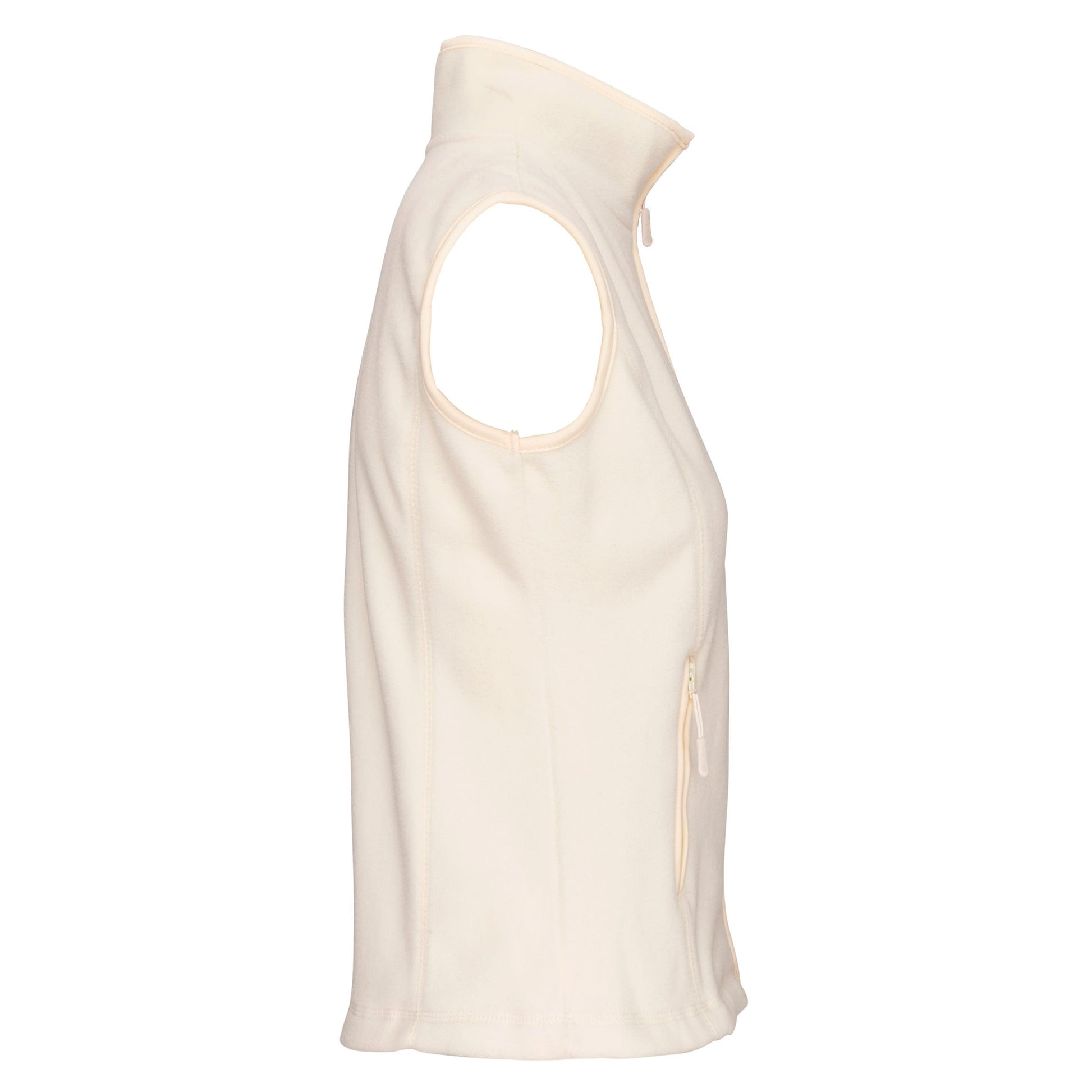Bodywarmer van microfleece dames