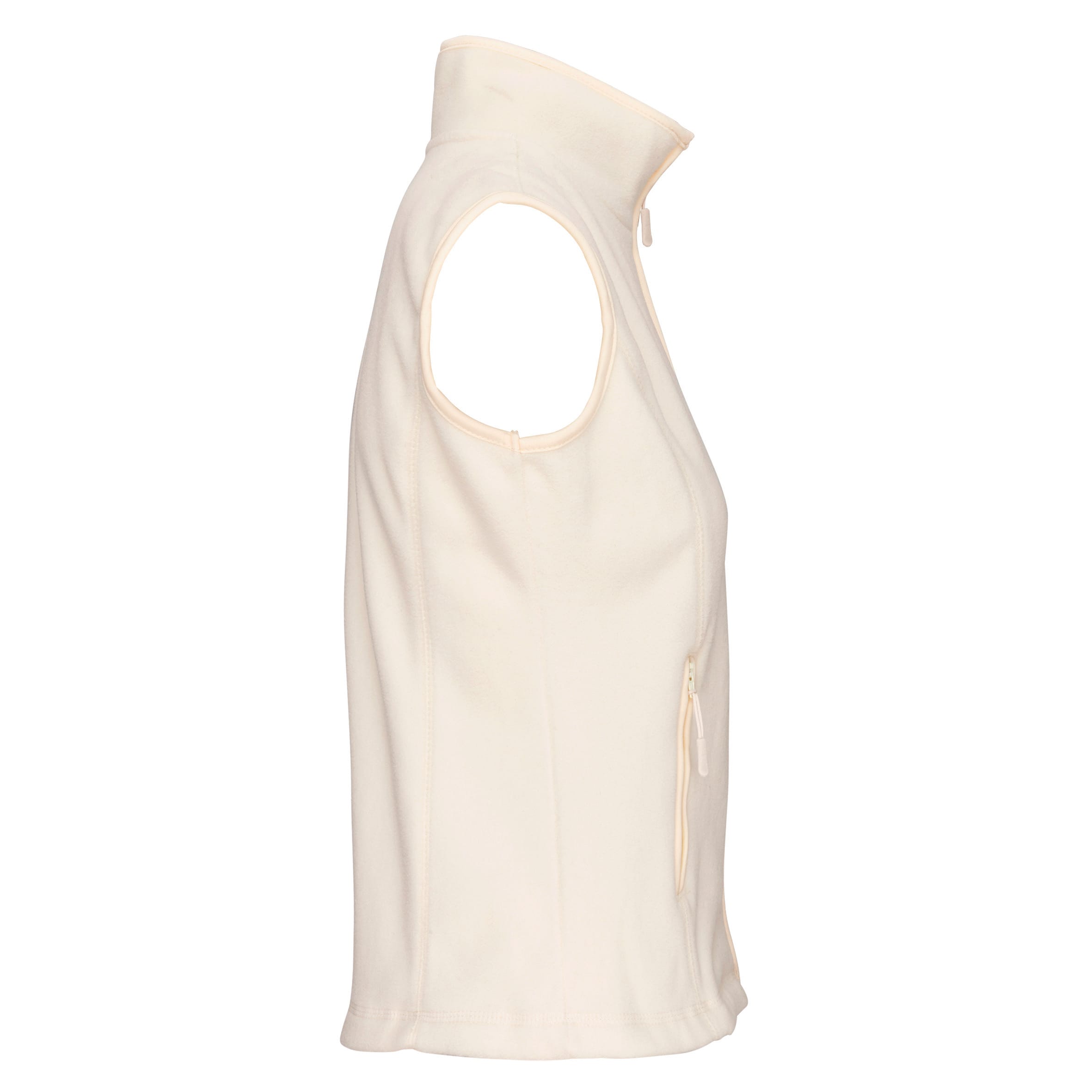 Bodywarmer van microfleece dames