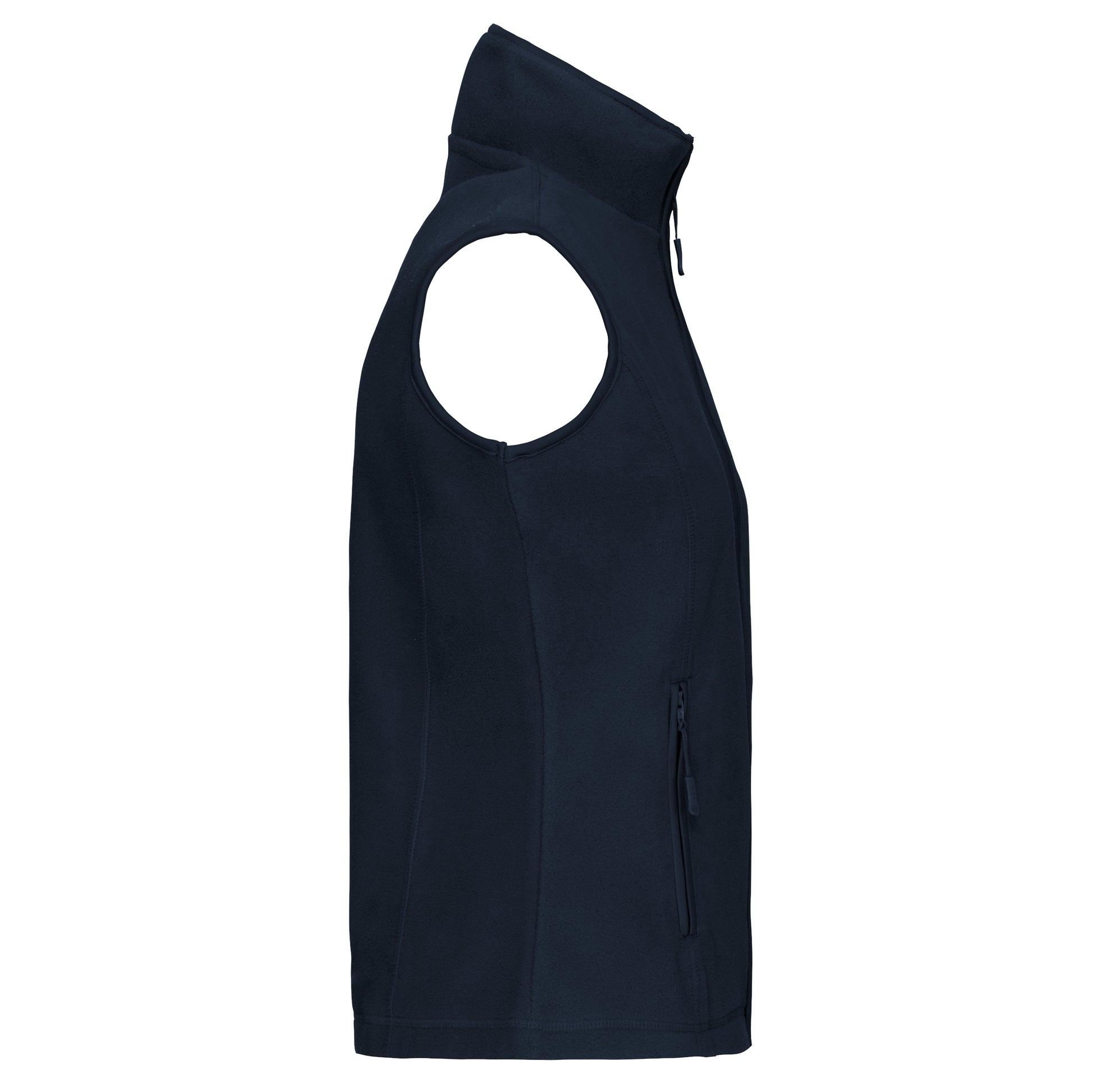 Bodywarmer van microfleece dames