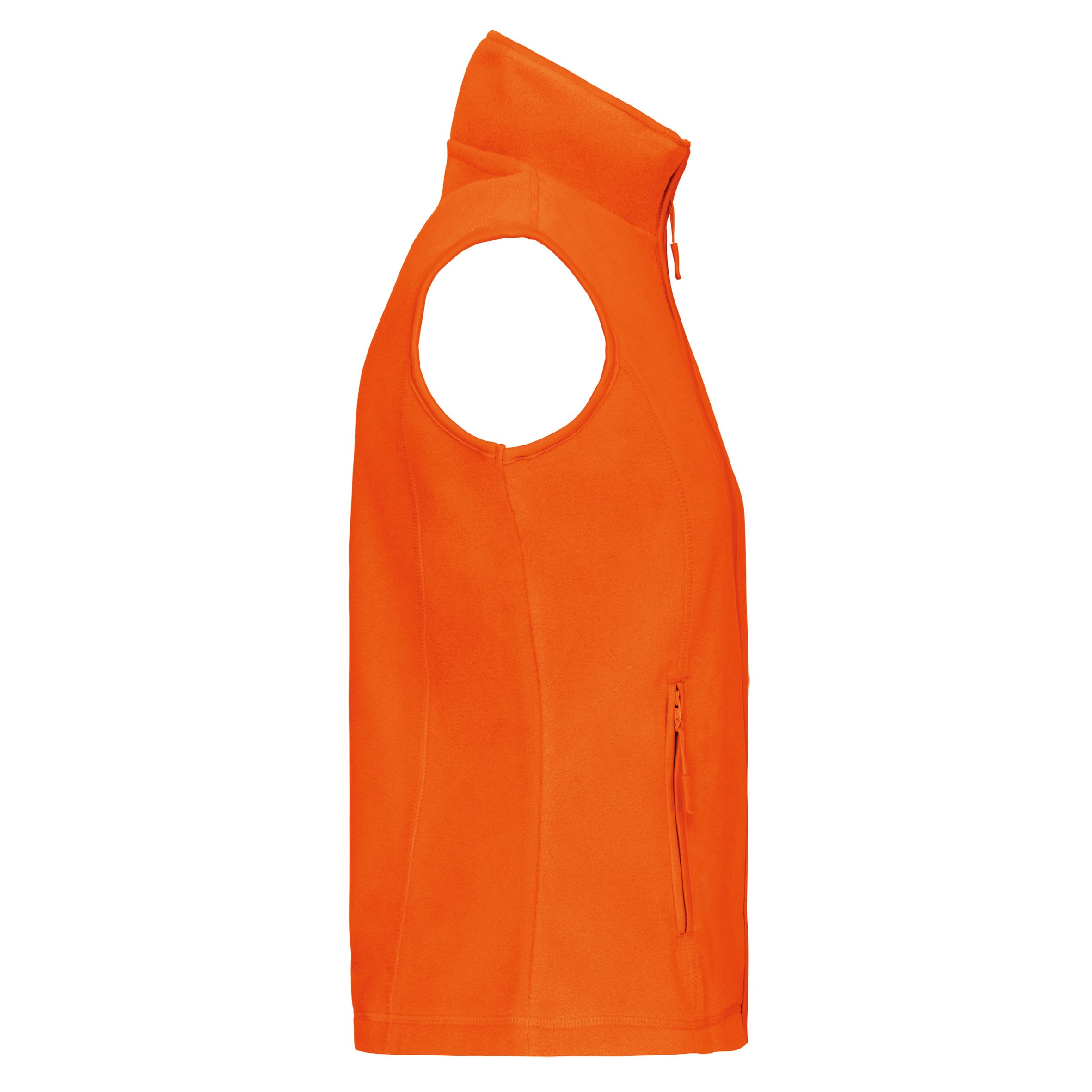 Bodywarmer van microfleece dames
