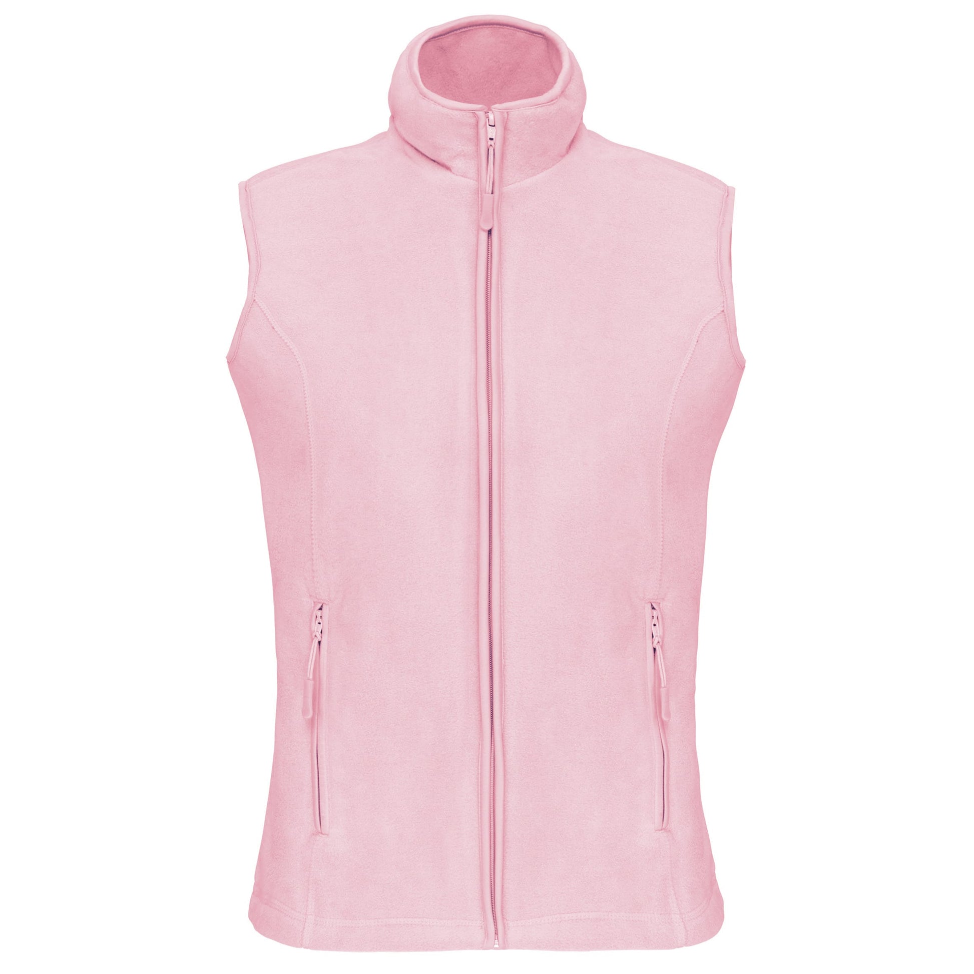 Bodywarmer van microfleece dames