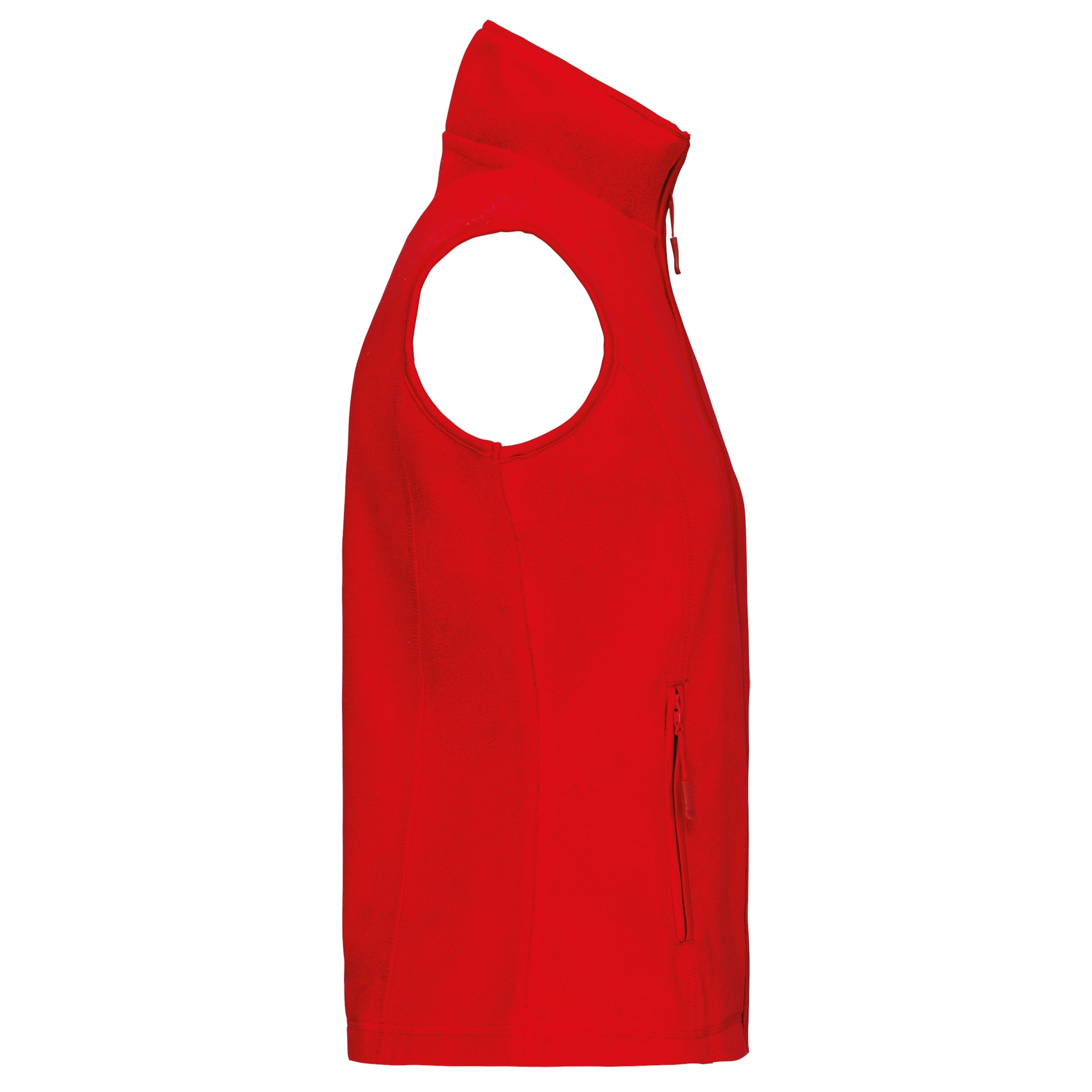 Bodywarmer van microfleece dames