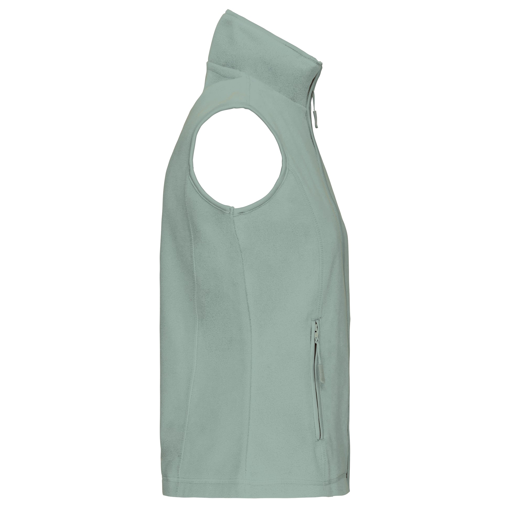 Bodywarmer van microfleece dames
