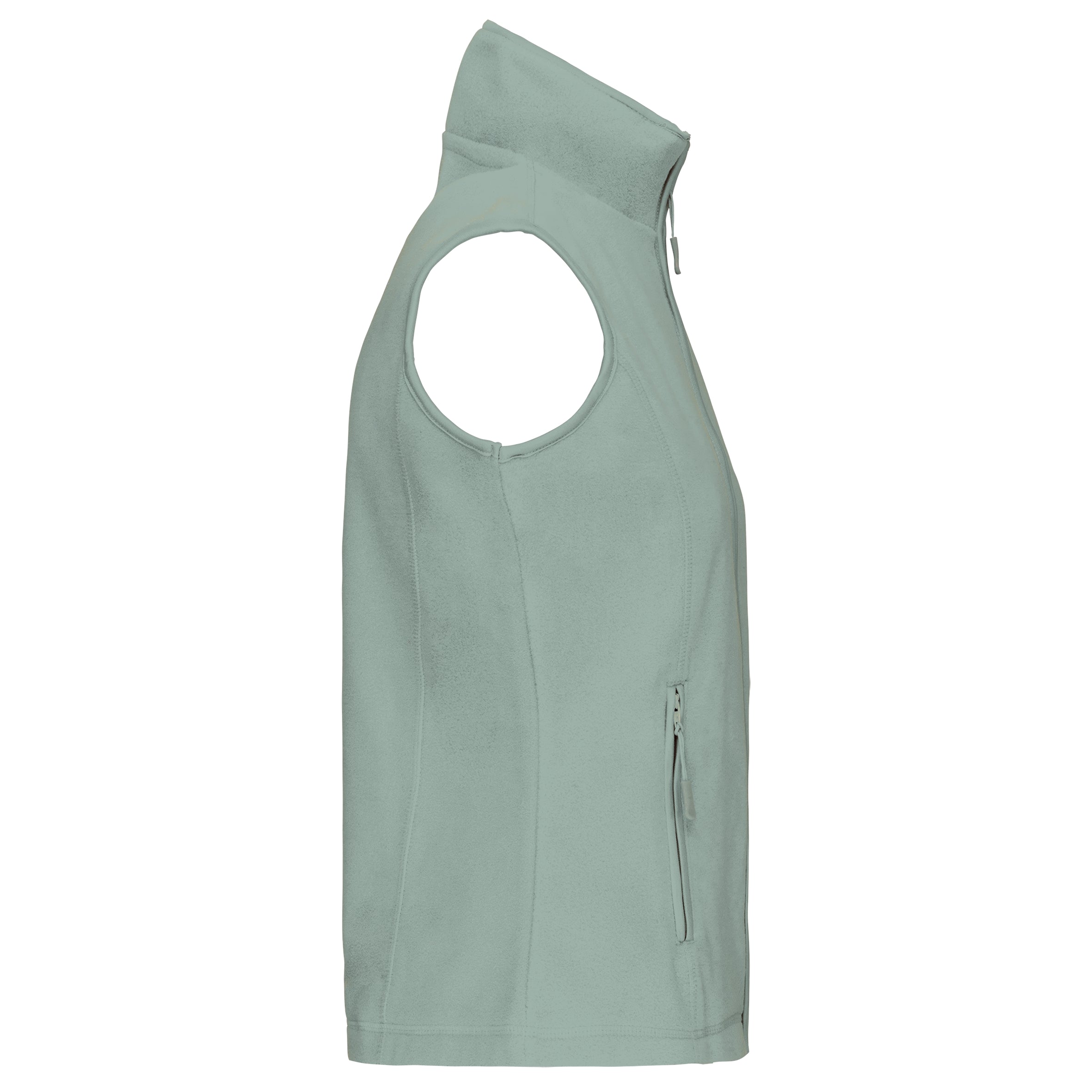 Bodywarmer van microfleece dames