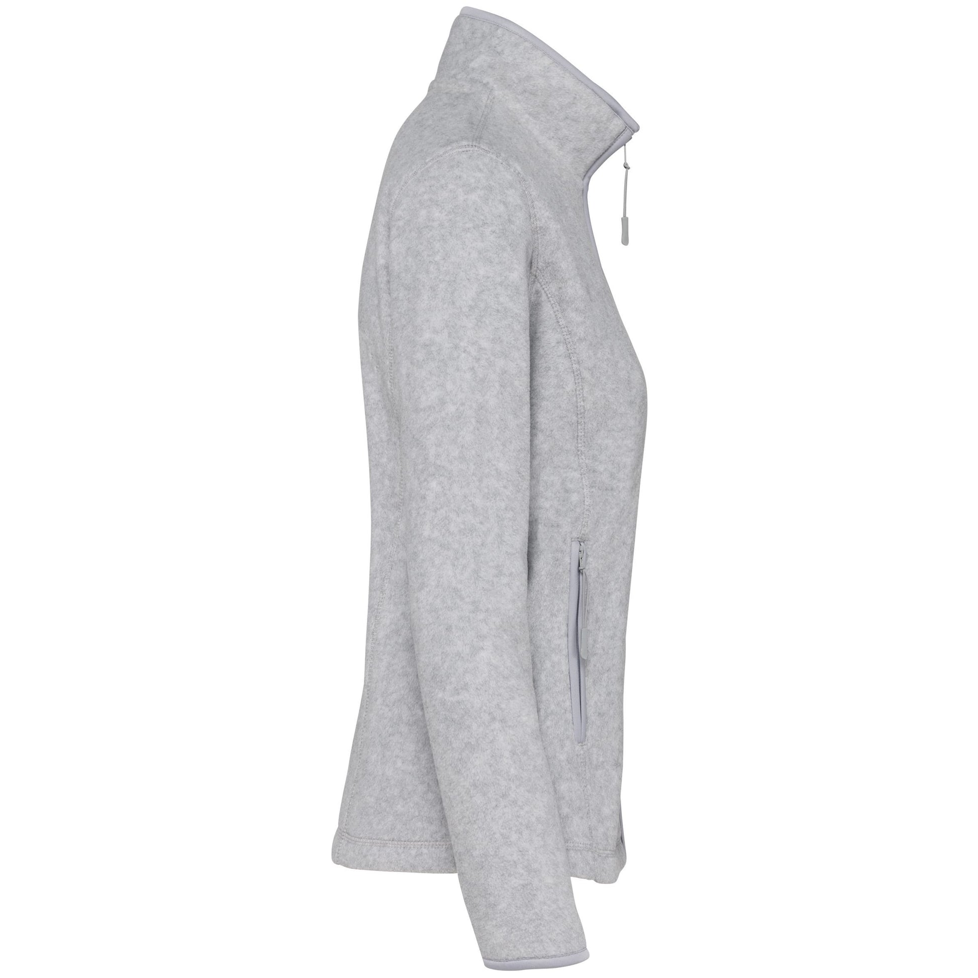 Microfleece met rits dames