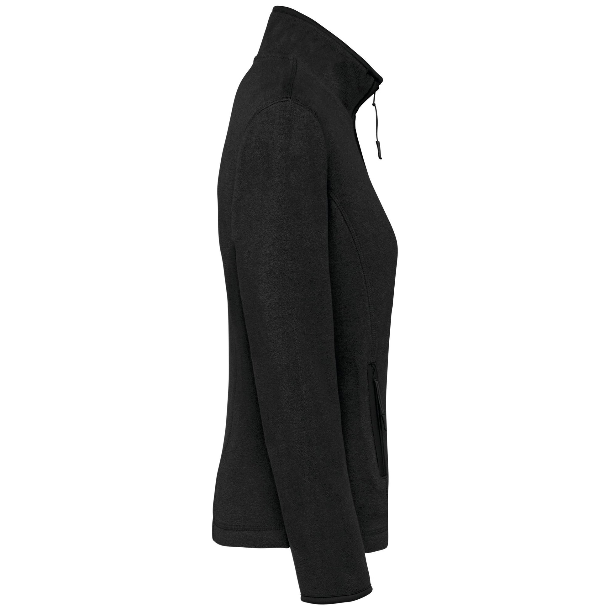 Microfleece met rits dames
