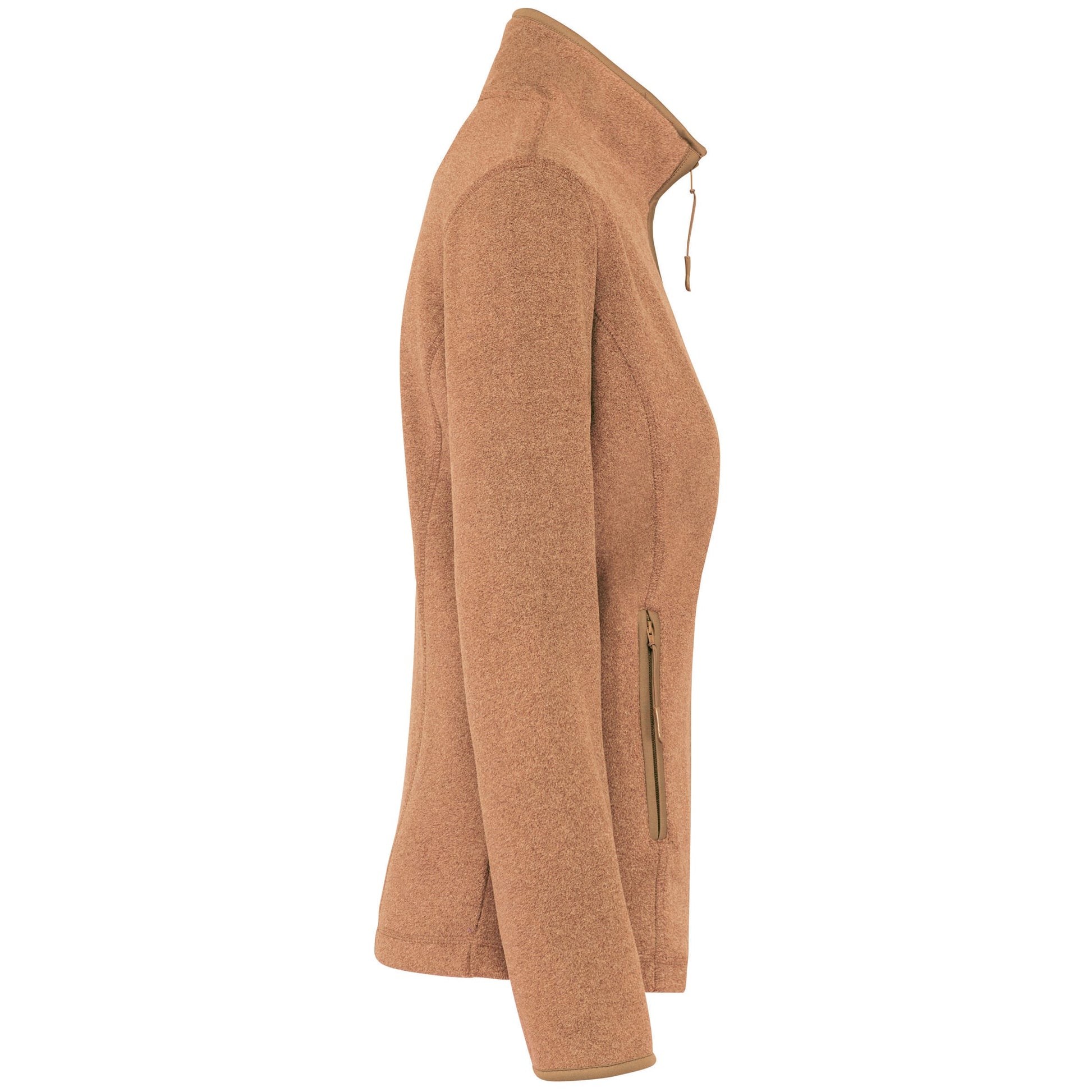 Microfleece met rits dames