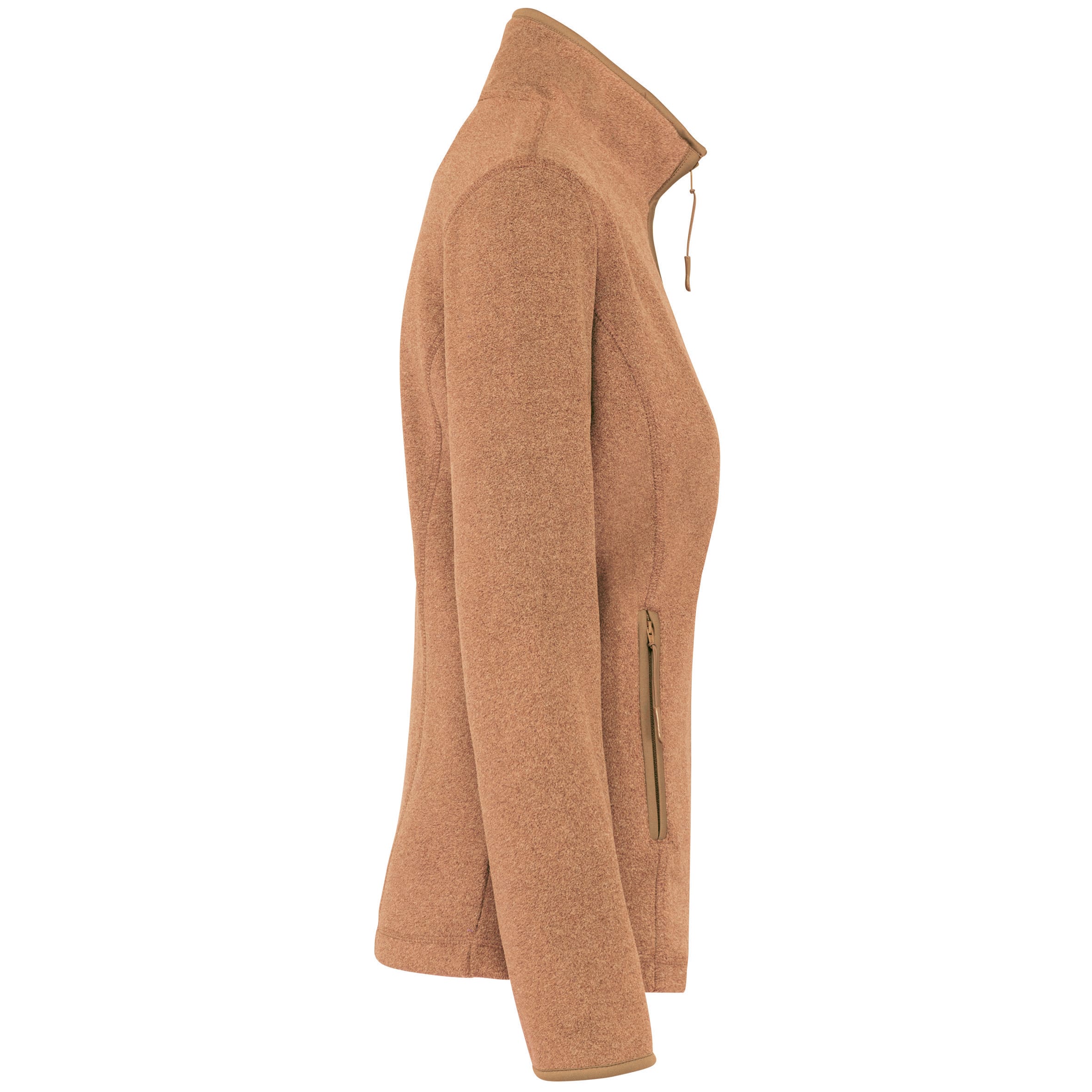 Microfleece met rits dames