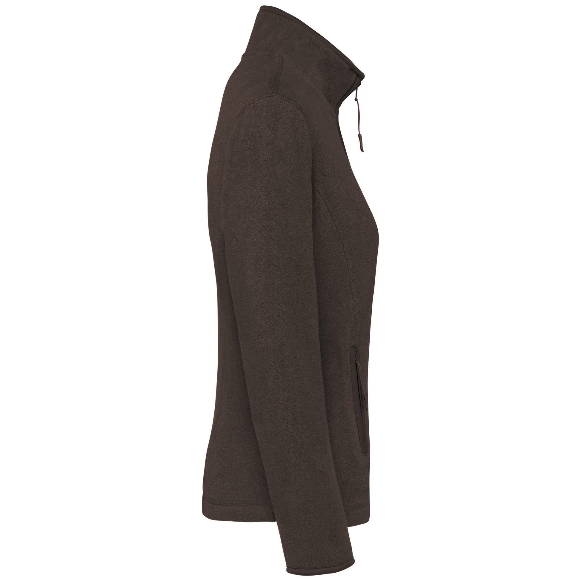Microfleece met rits dames