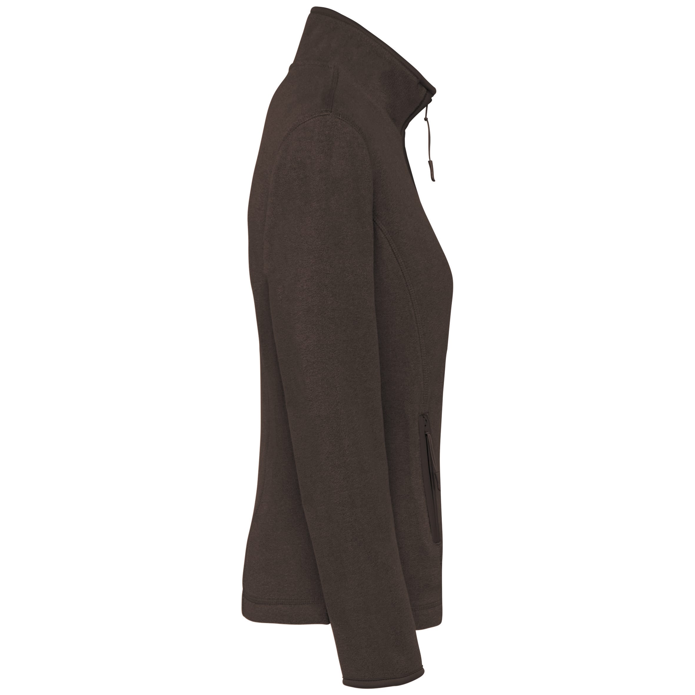 Microfleece met rits dames