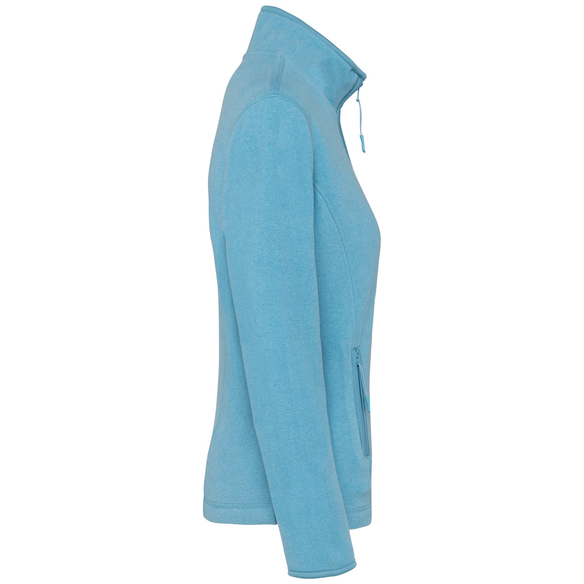 Microfleece met rits dames