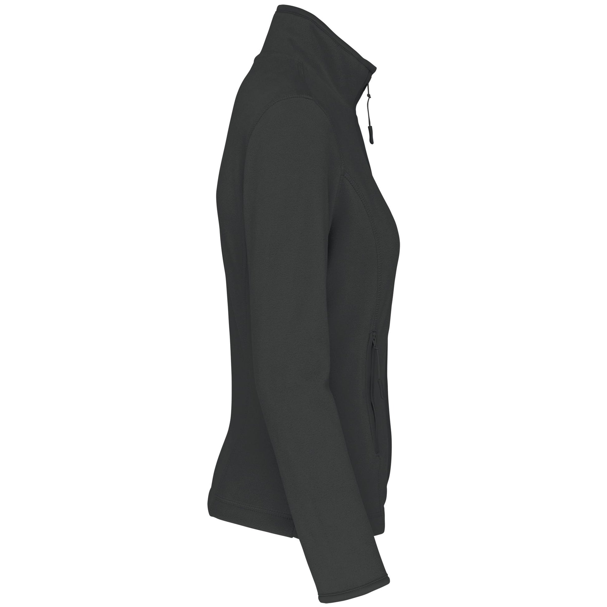 Microfleece met rits dames