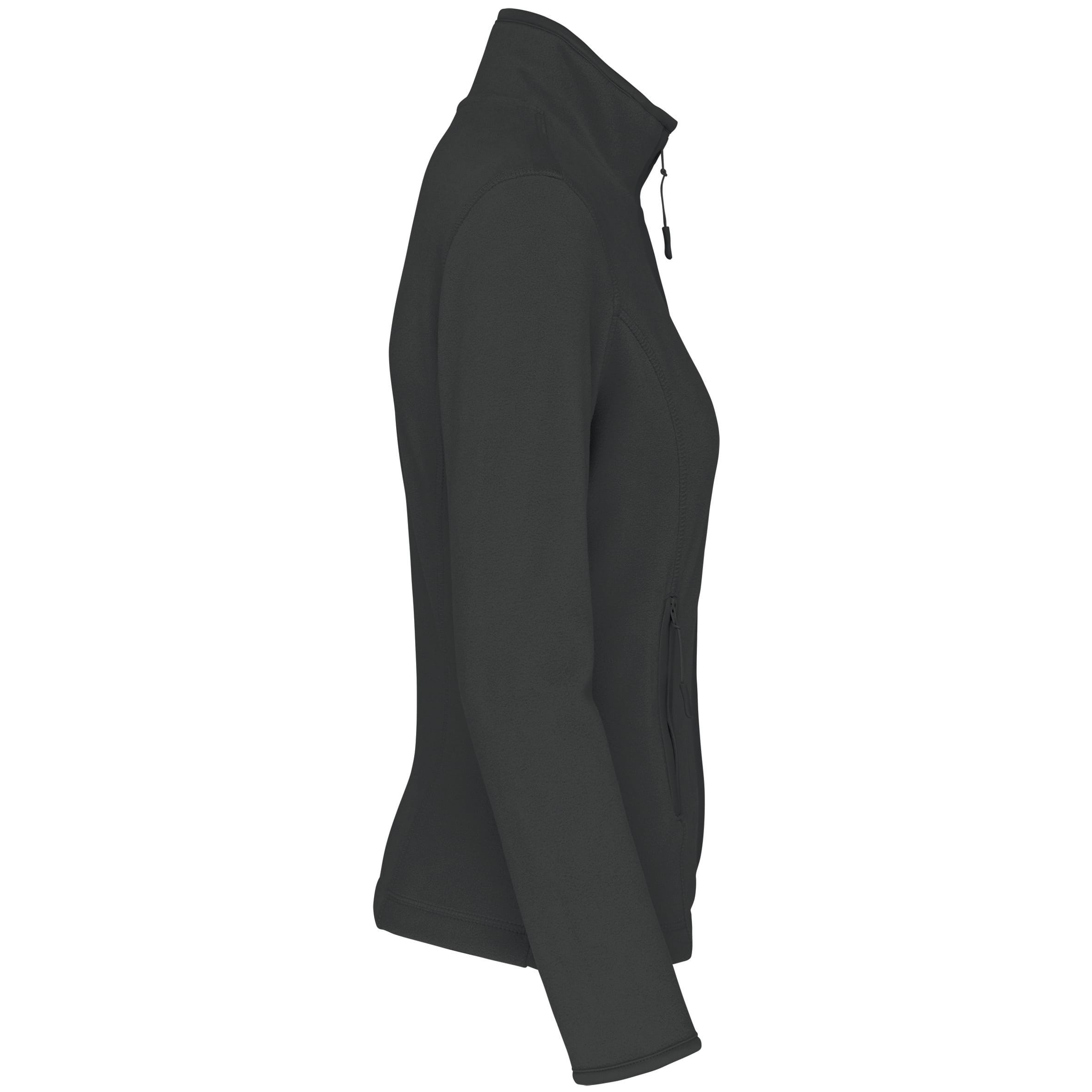 Microfleece met rits dames