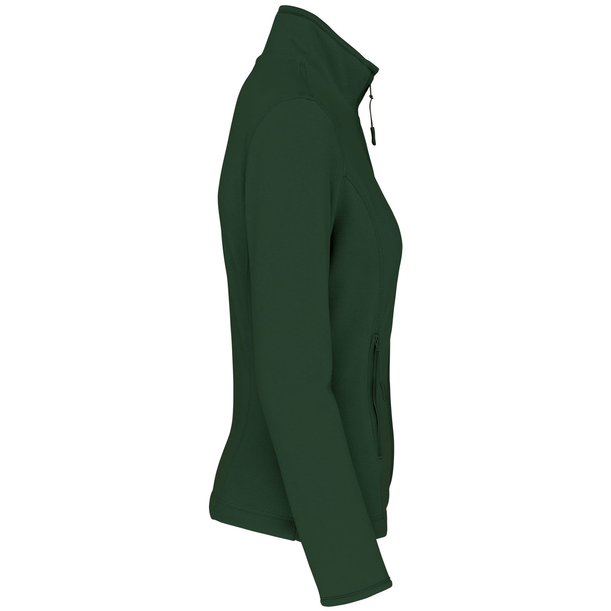 Microfleece met rits dames