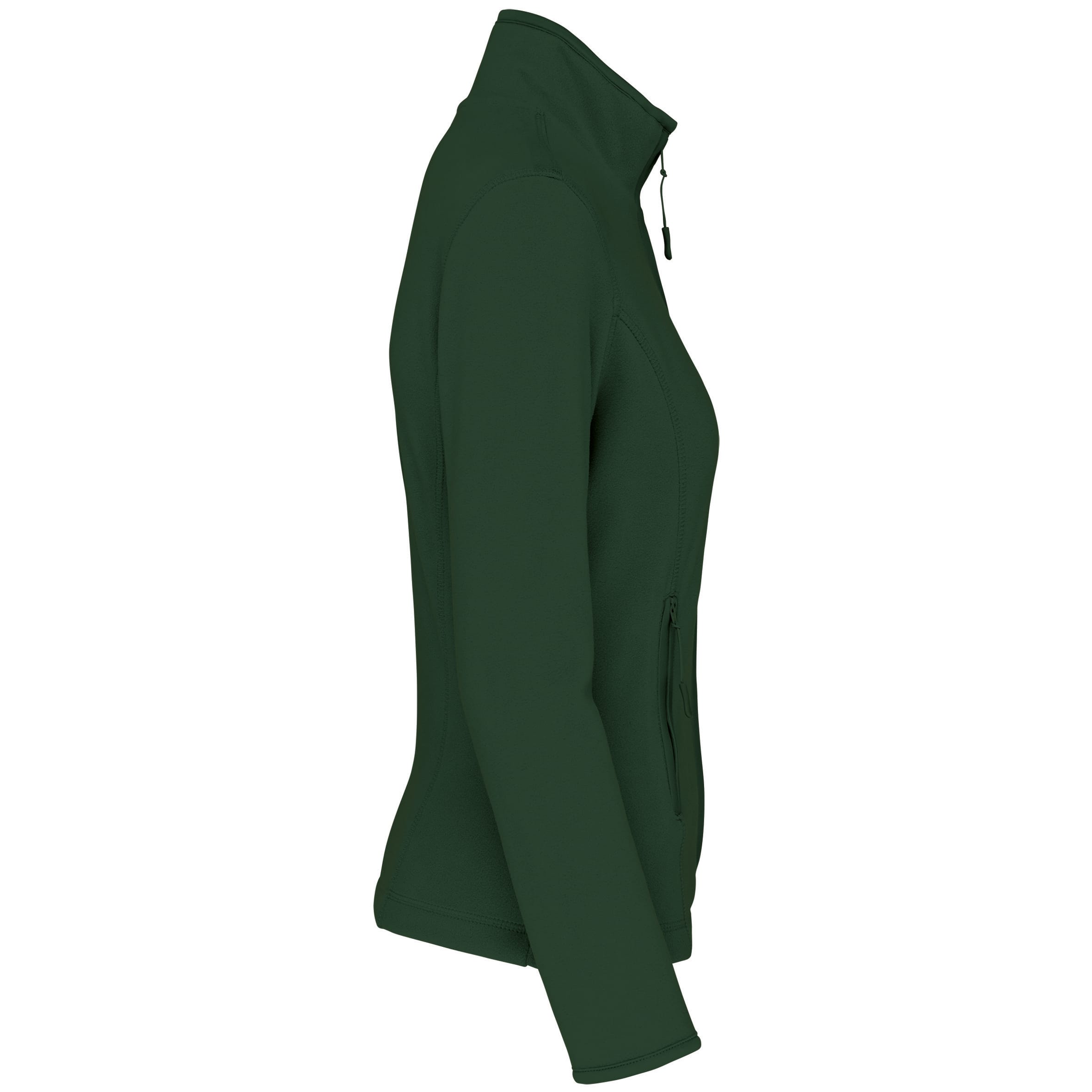 Microfleece met rits dames