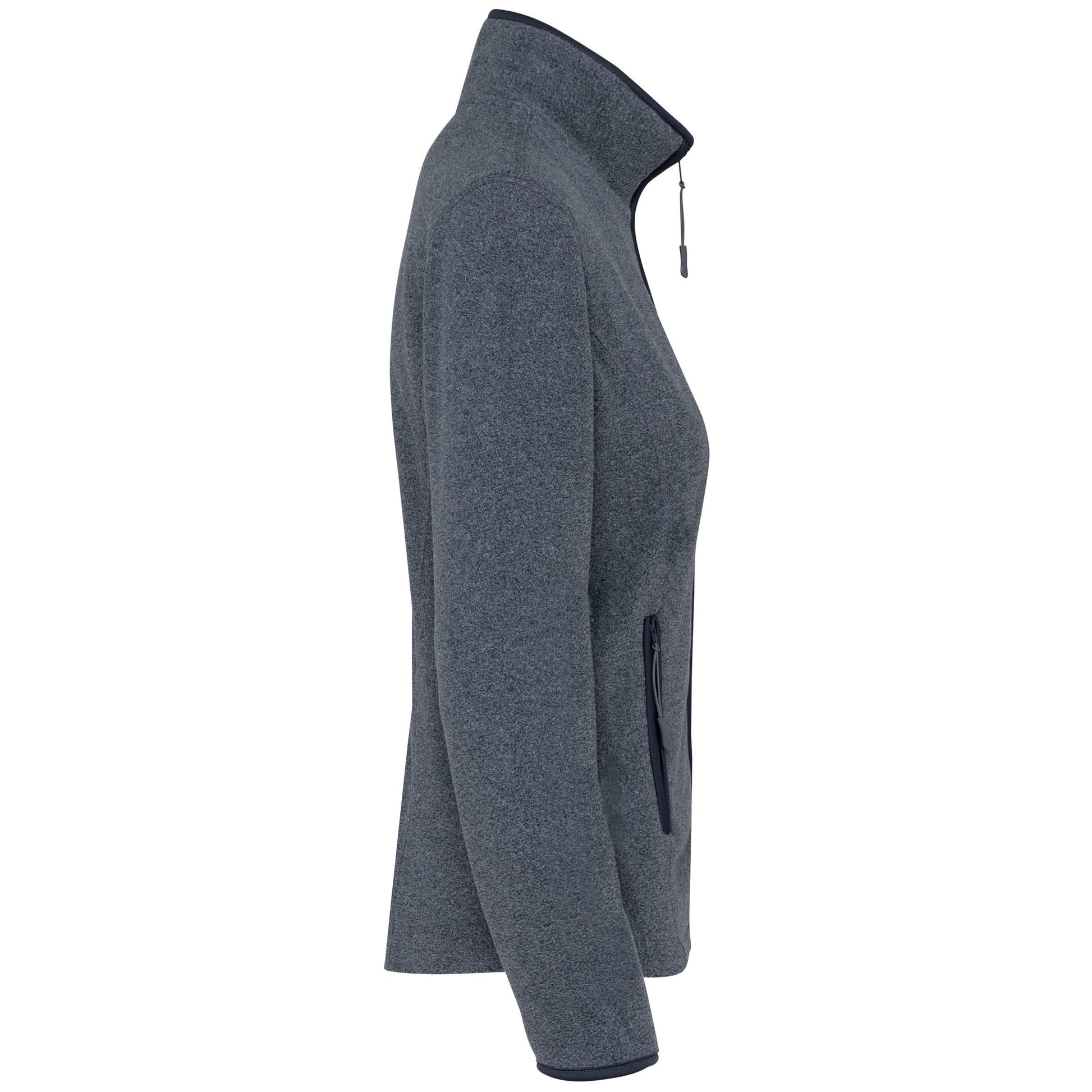 Microfleece met rits dames