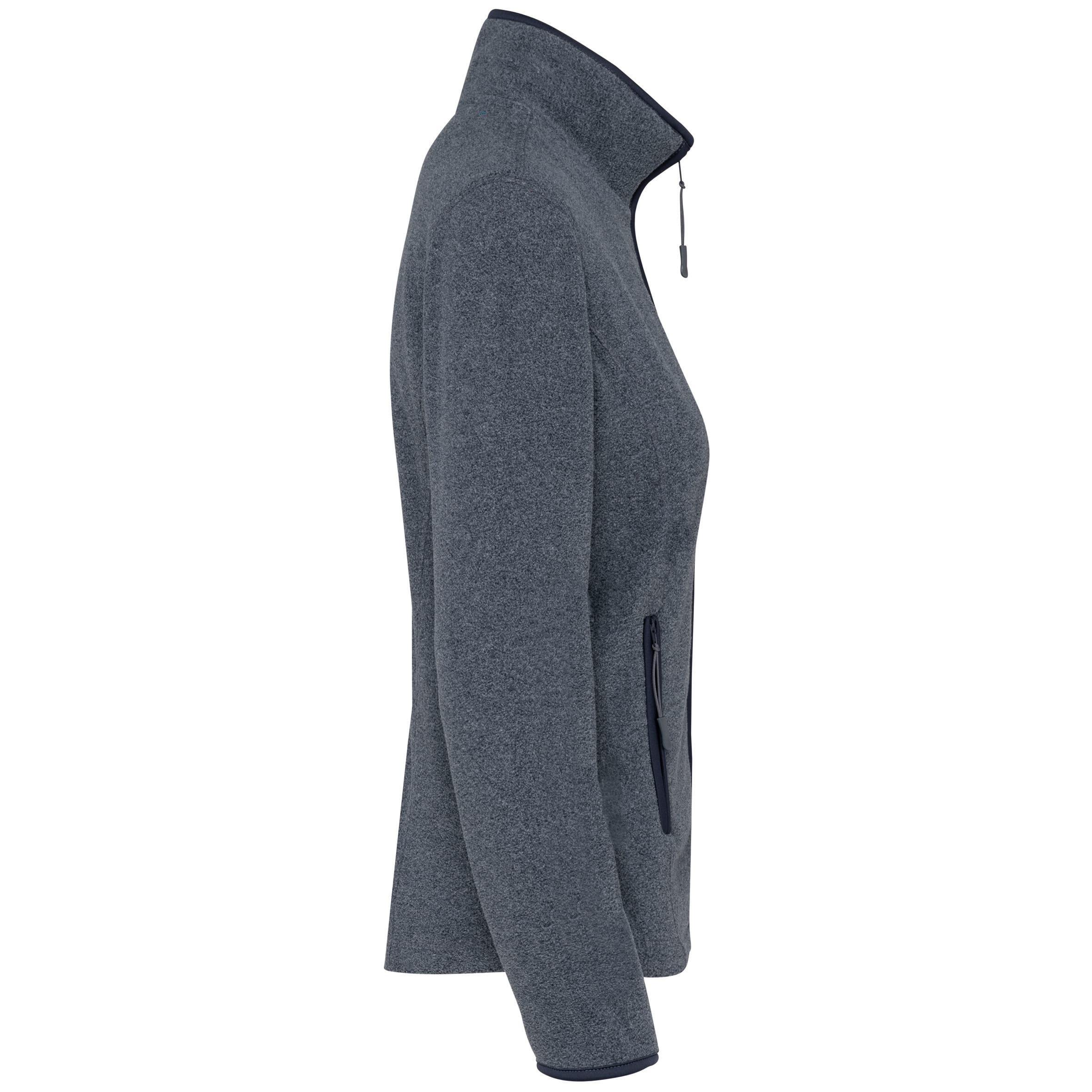 Microfleece met rits dames