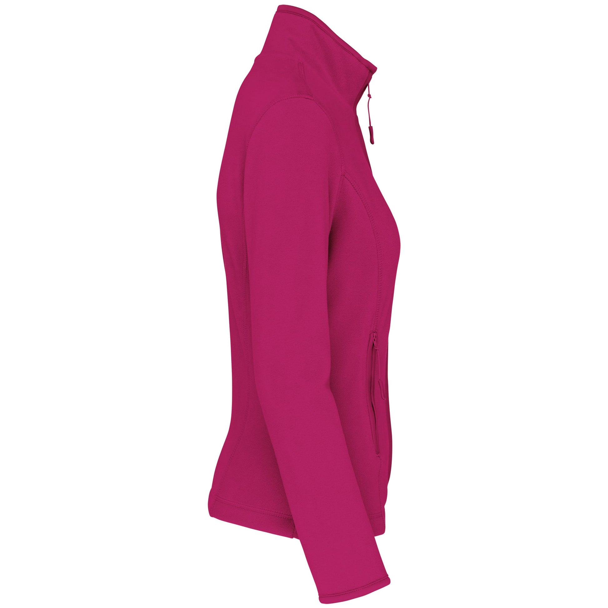 Microfleece met rits dames