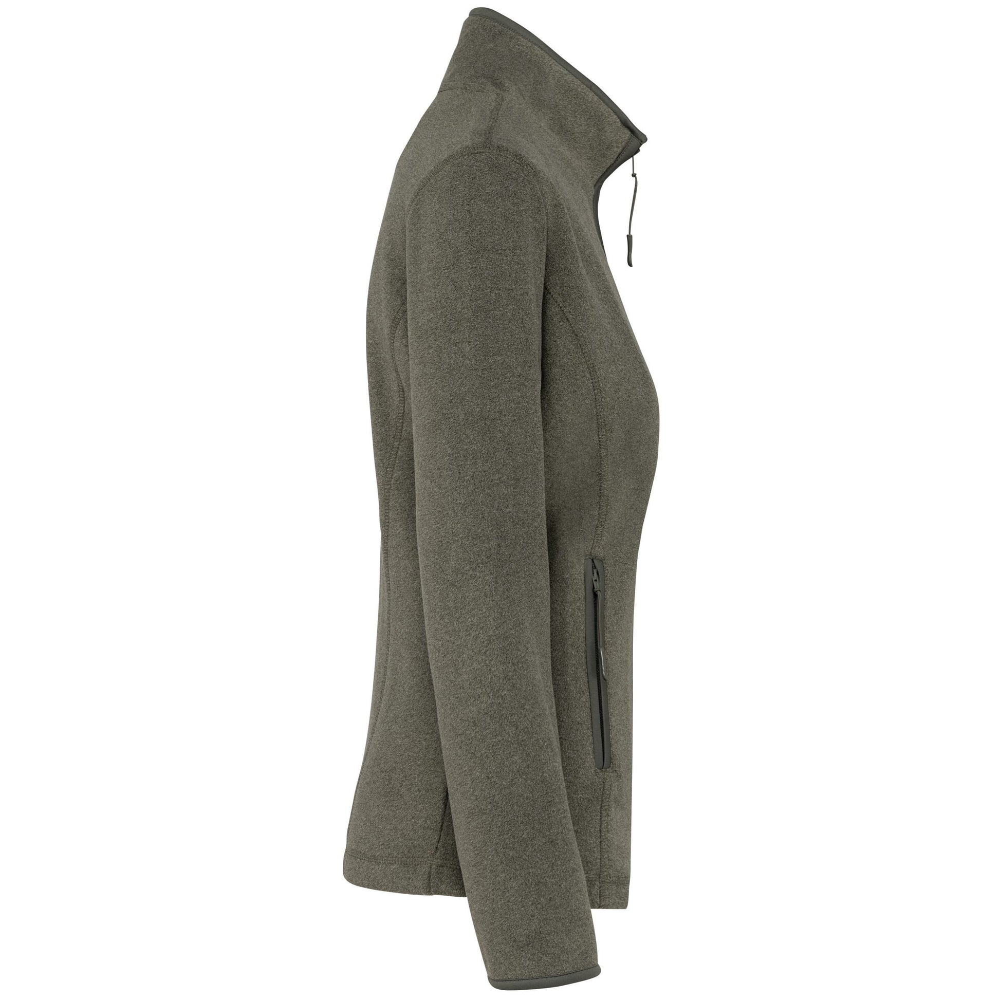 Microfleece met rits dames