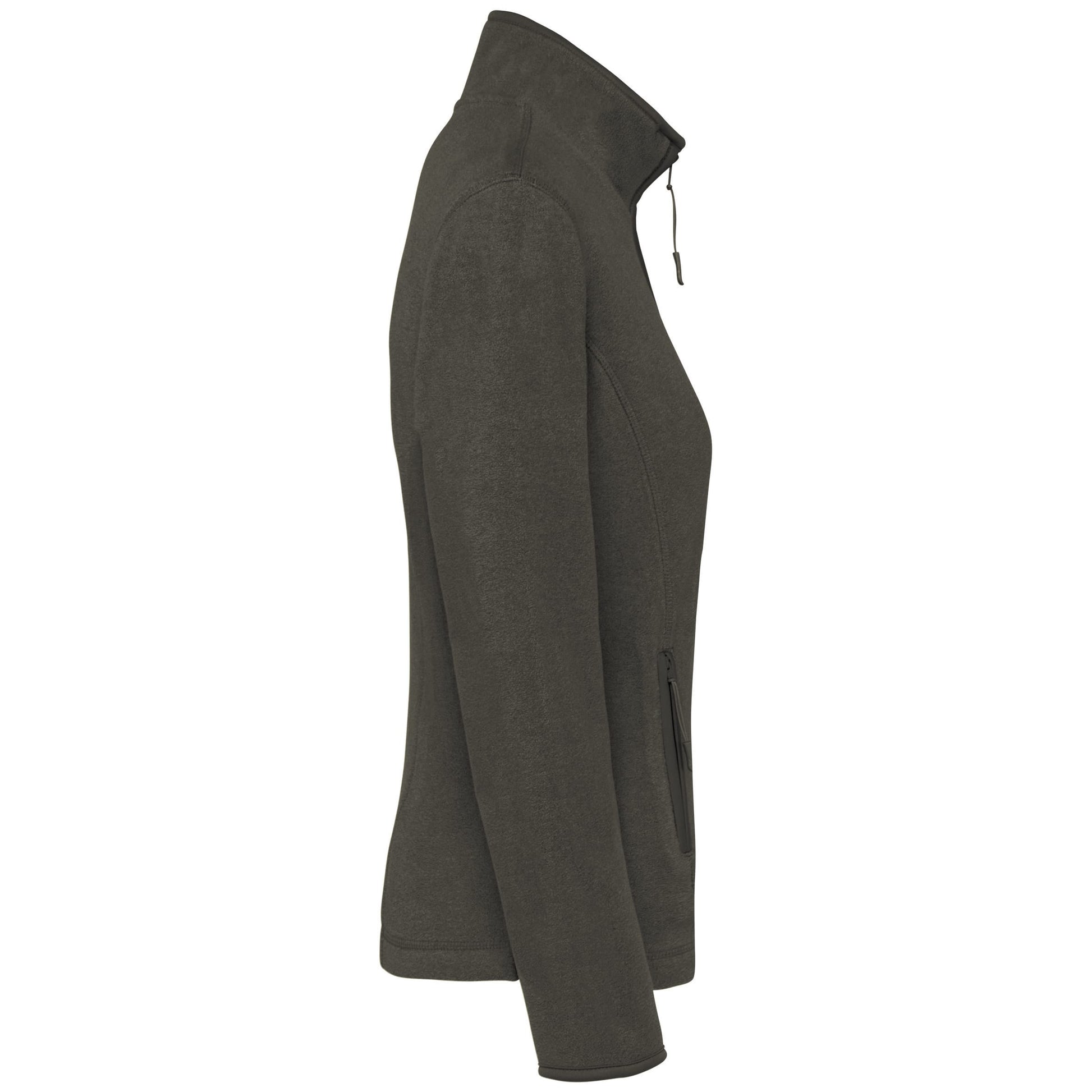 Microfleece met rits dames