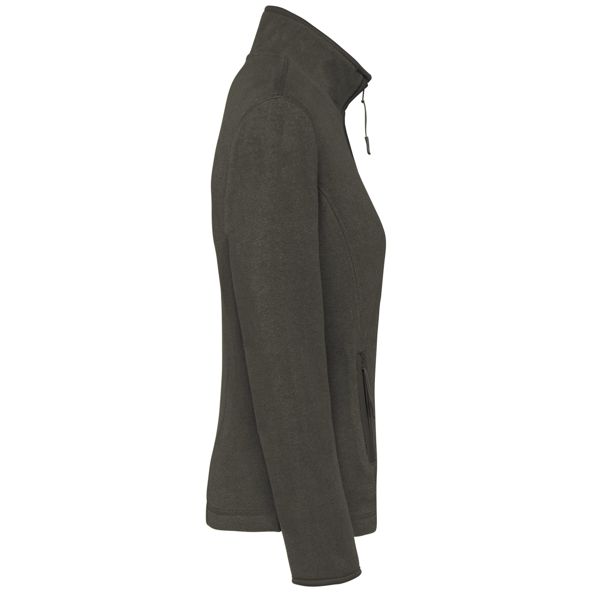 Microfleece met rits dames