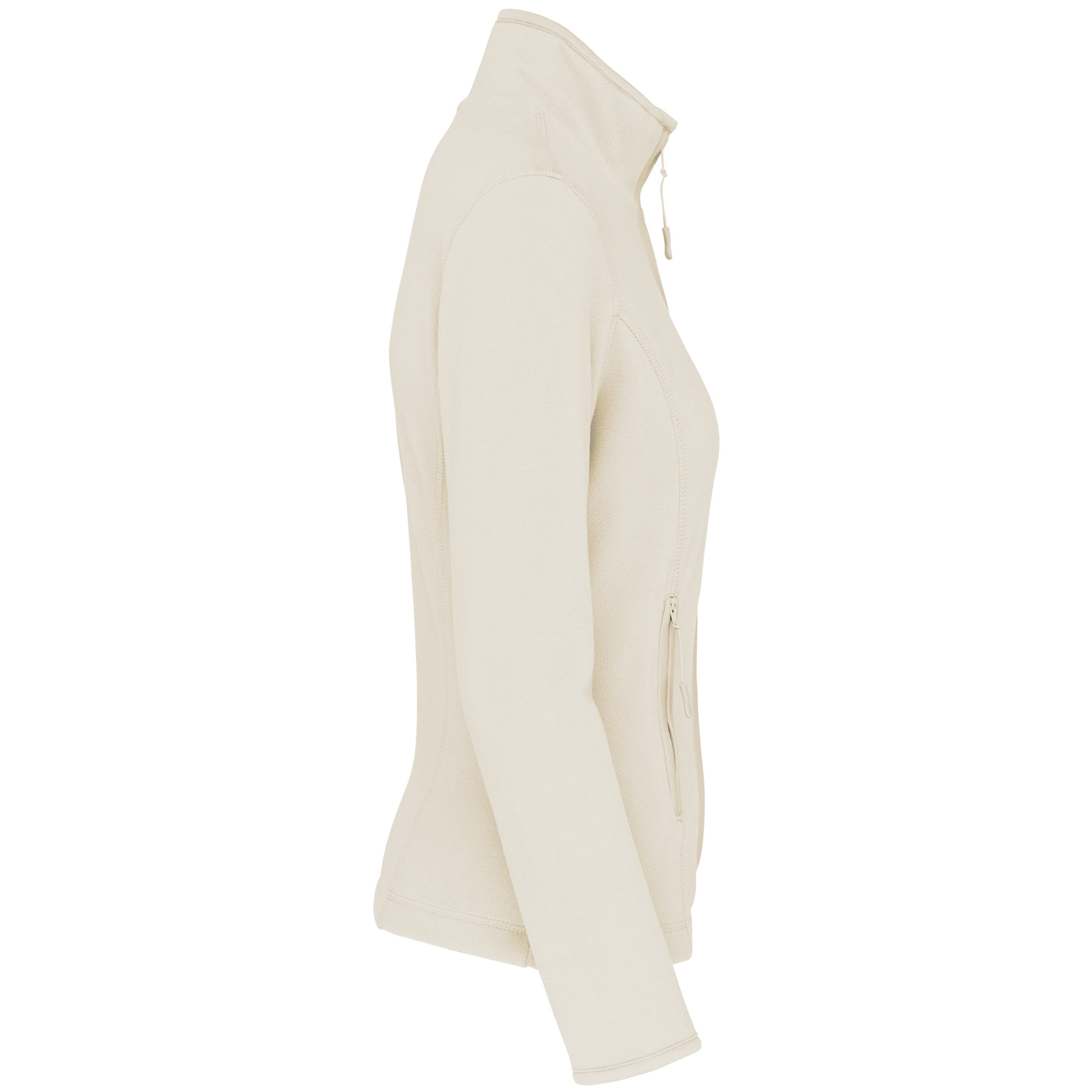 Microfleece met rits dames