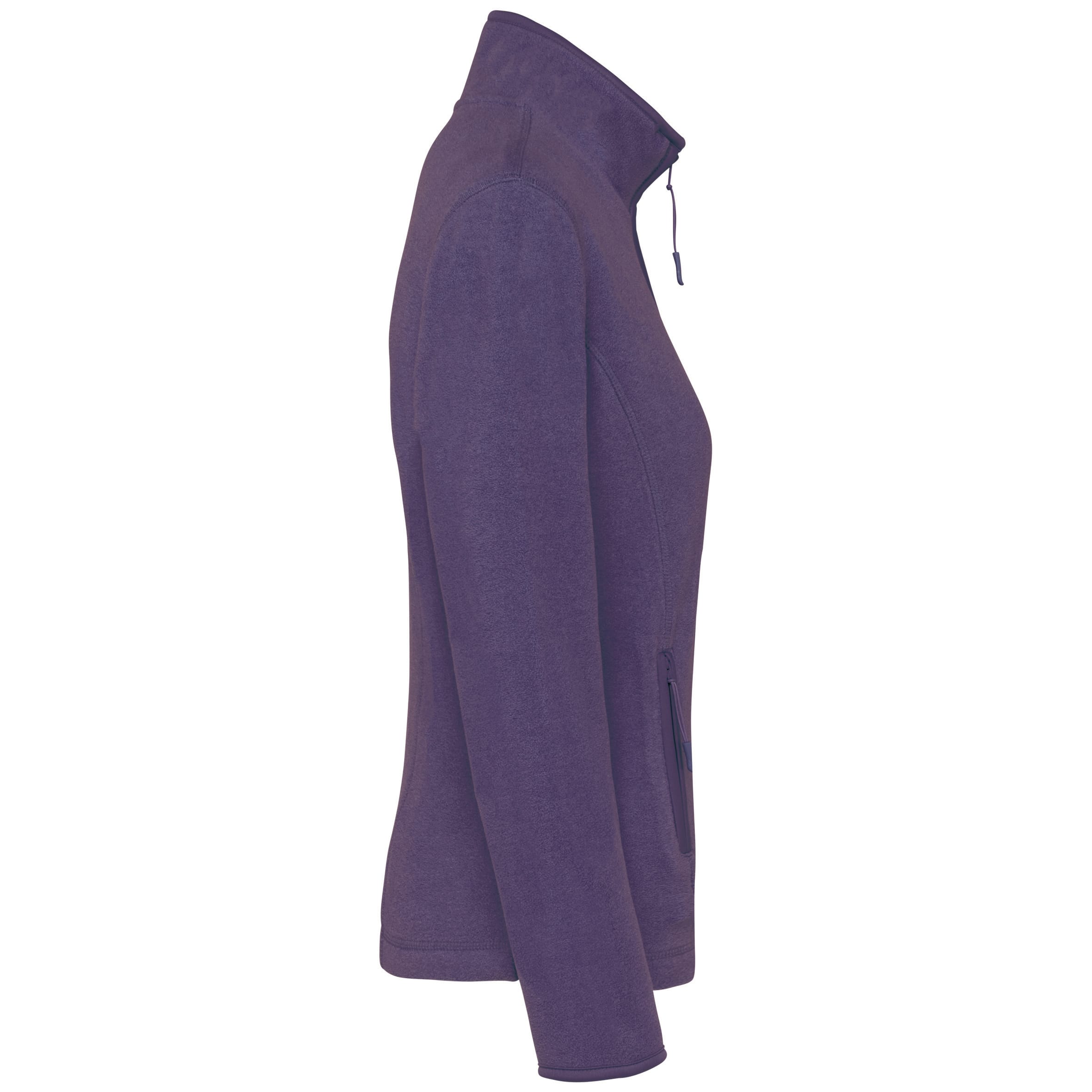 Microfleece met rits dames