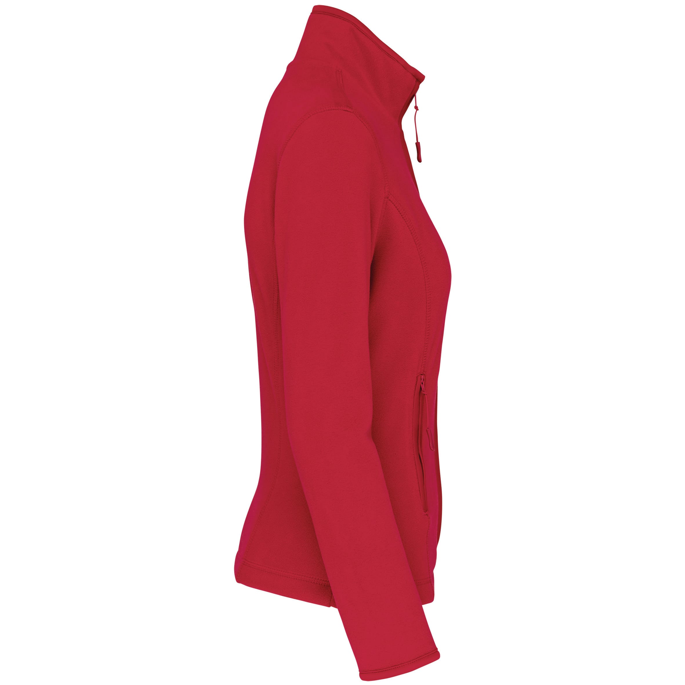 Microfleece met rits dames