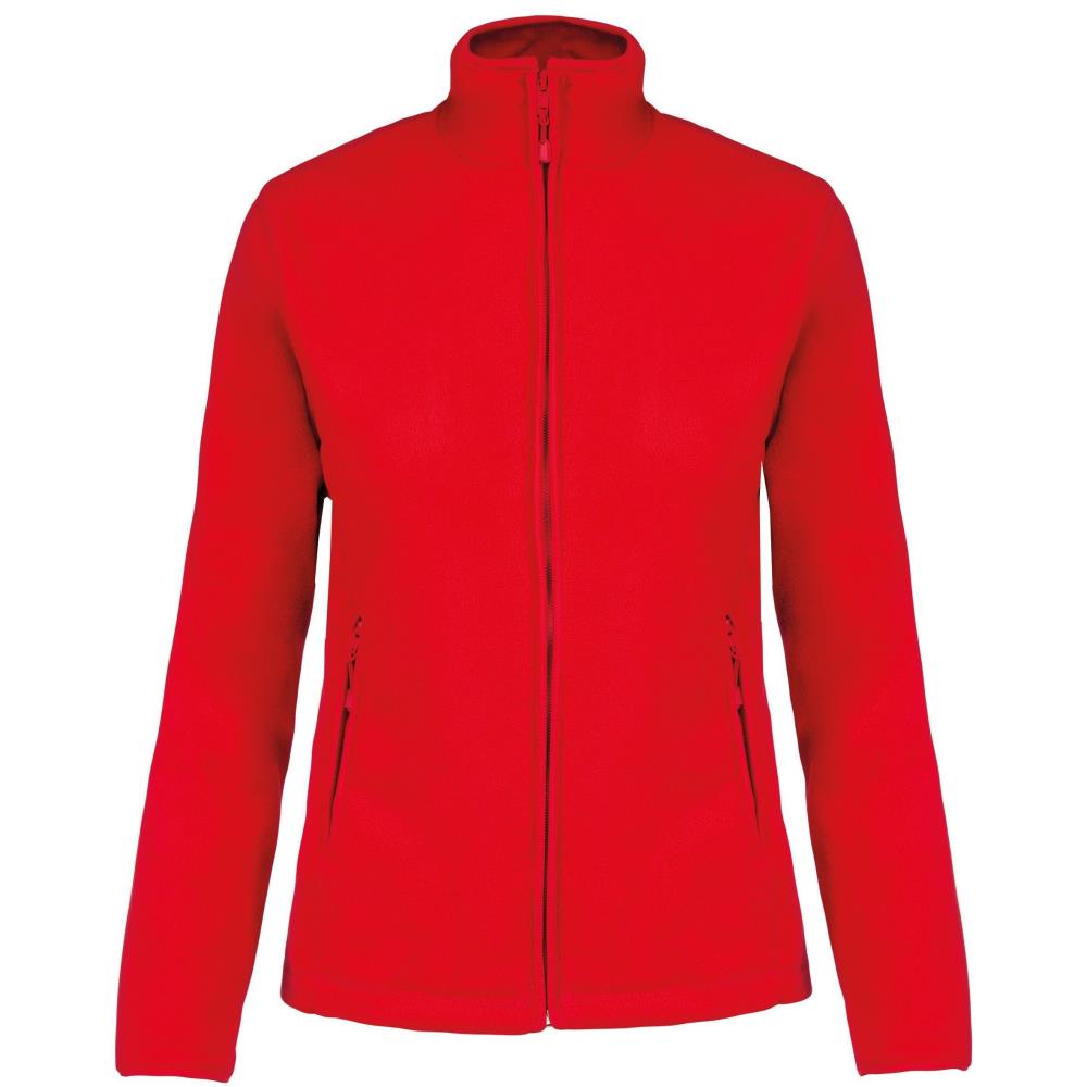 Microfleece met rits dames