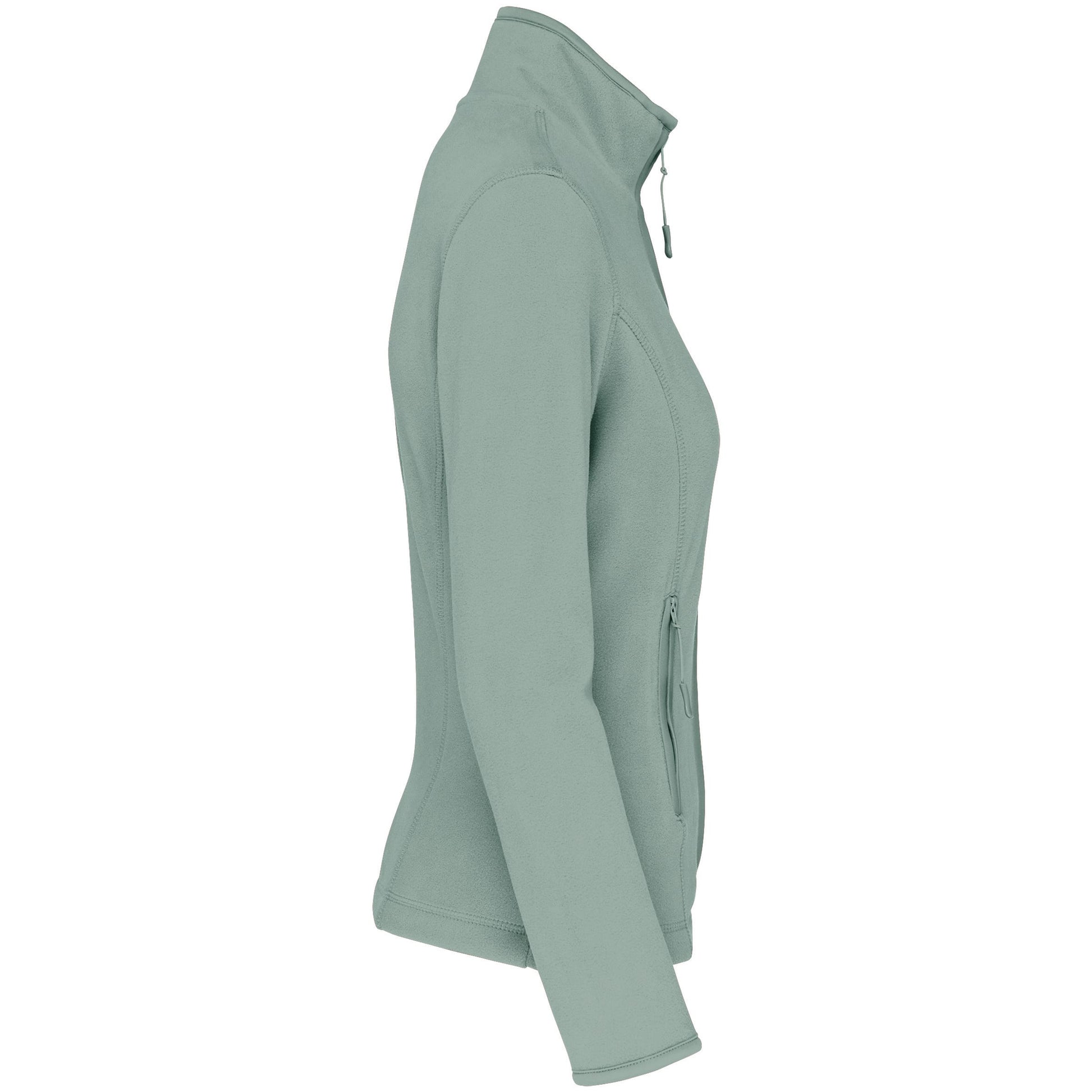 Microfleece met rits dames