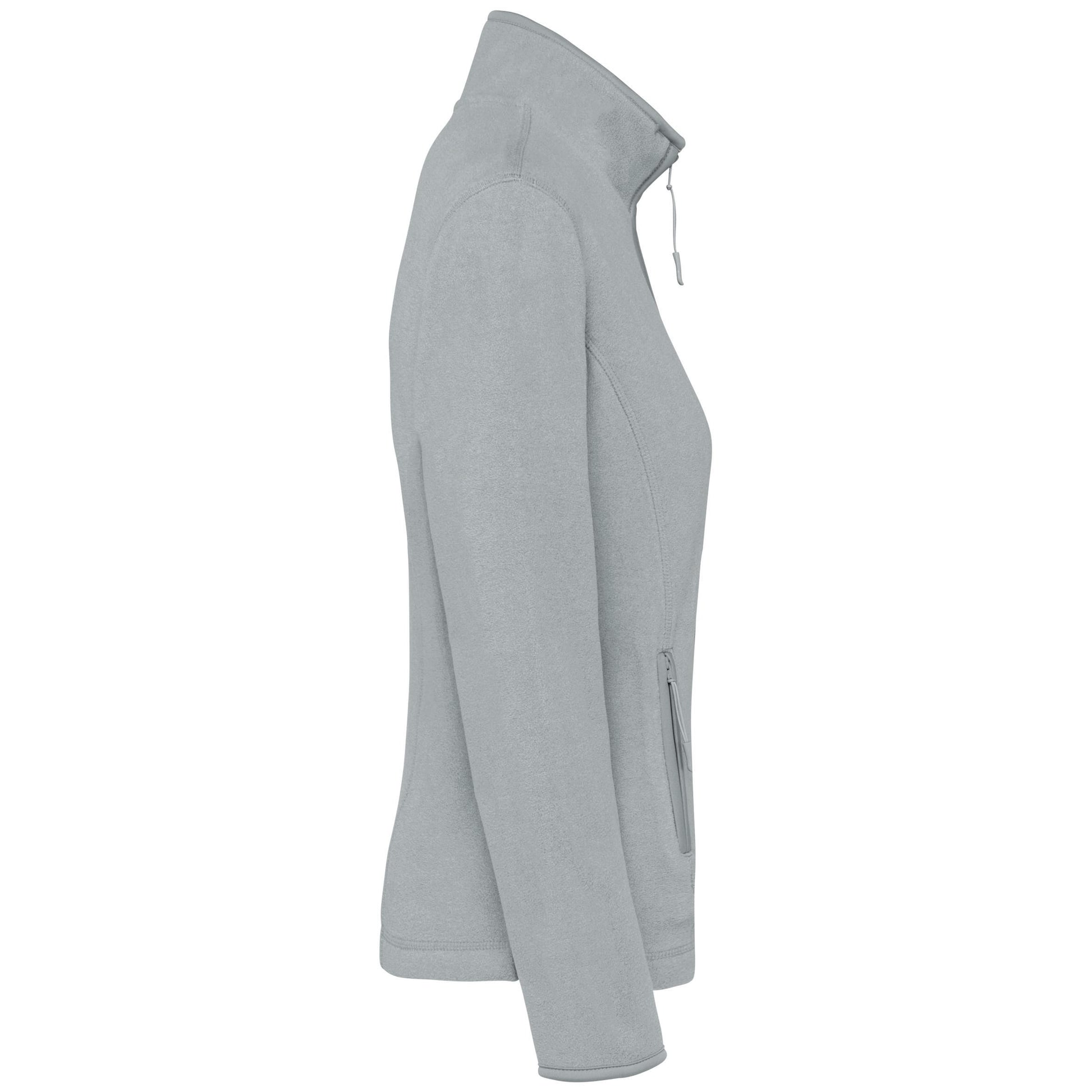 Microfleece met rits dames