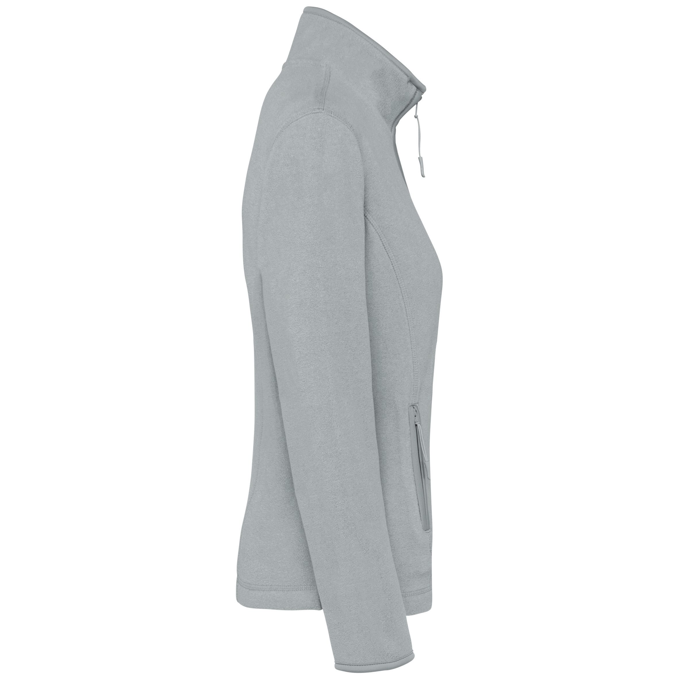 Microfleece met rits dames